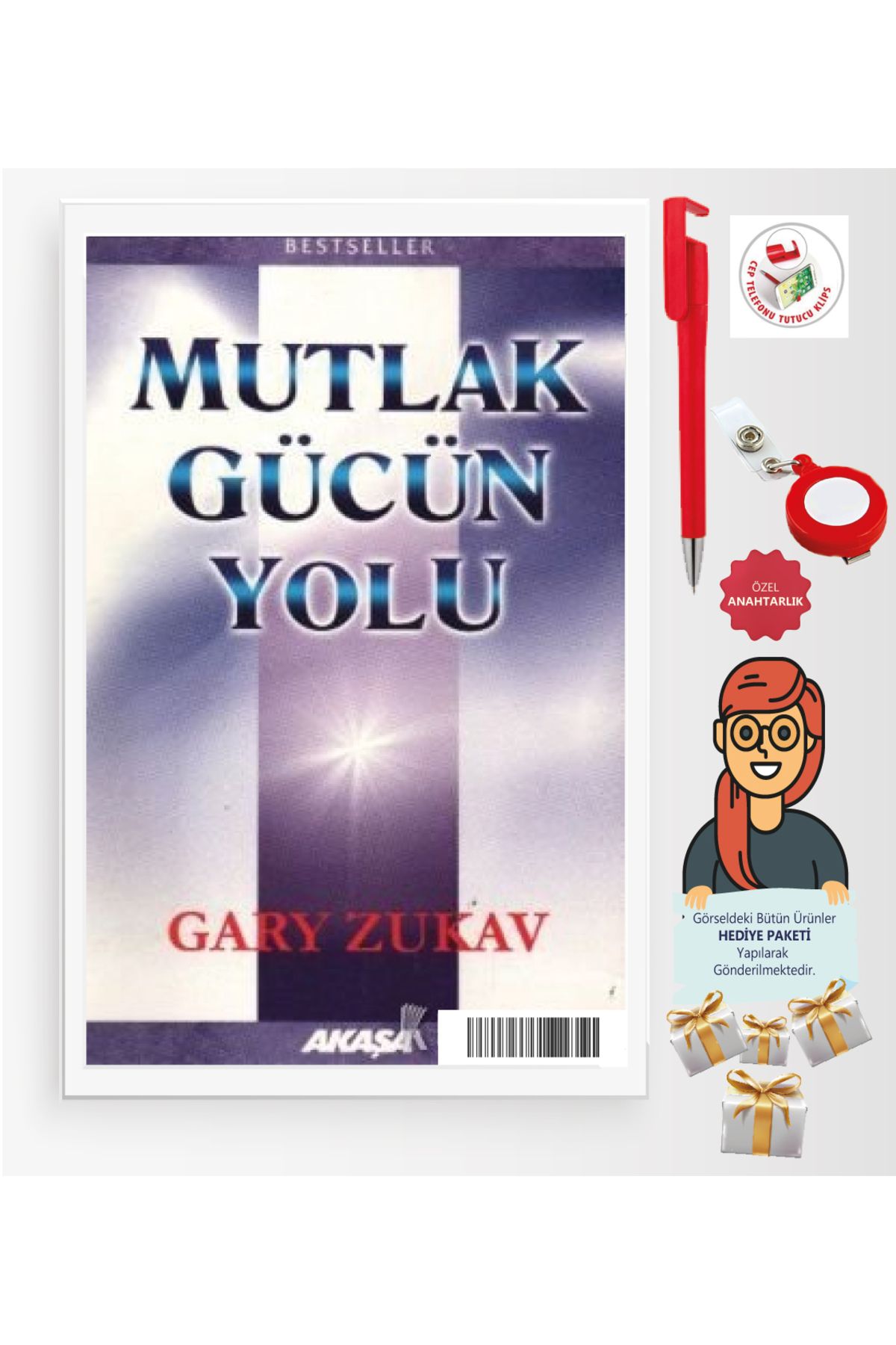 Akaşa Yayınları Maje Hediye+Mutlak Gücün Yolu(Gary Zukav)-Bireysel Gelişim-Akaşa Kitap