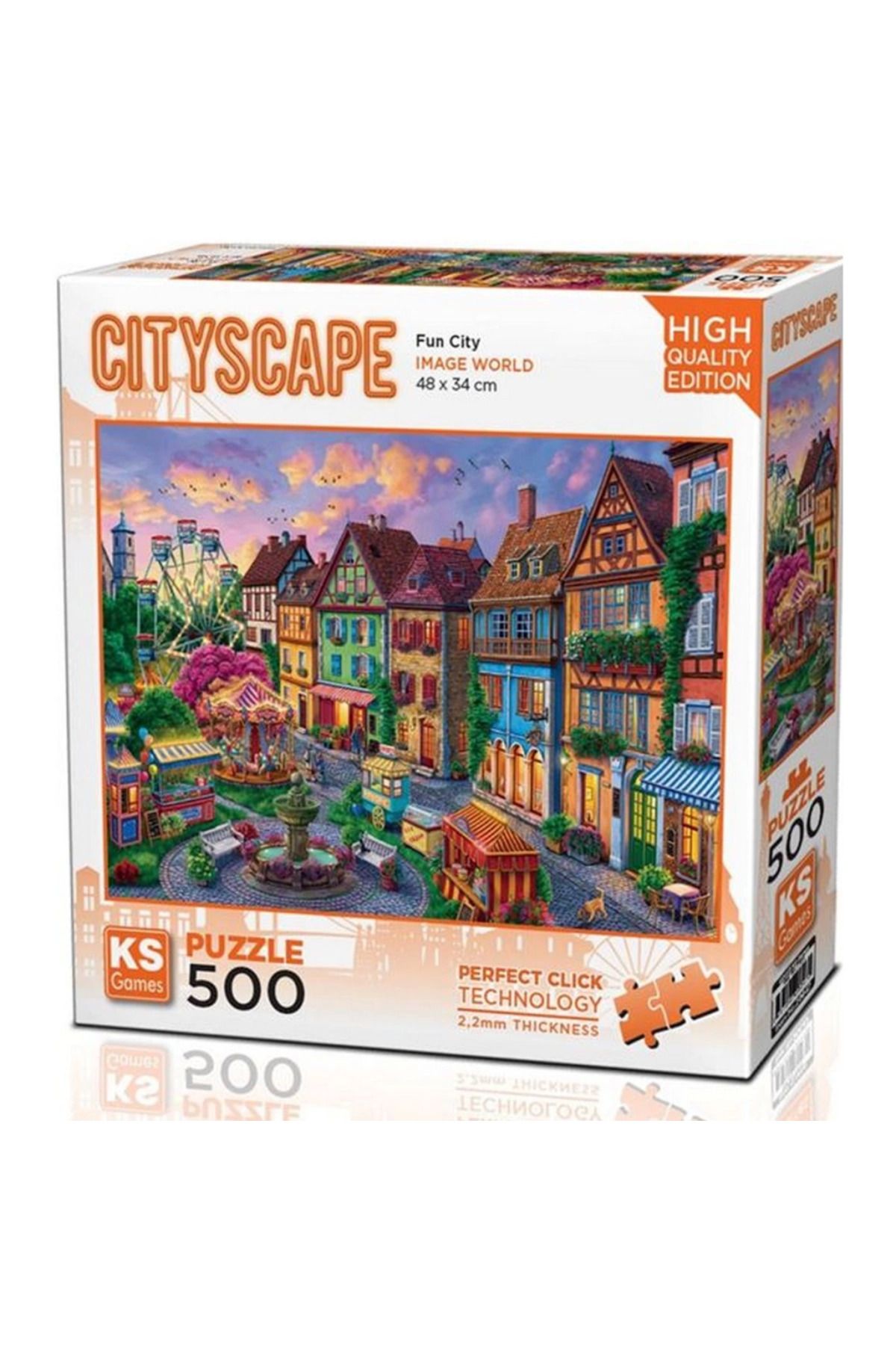 Yuba Avm Nessiworld KS Games Fun City Puzzle 500 Parça 20047