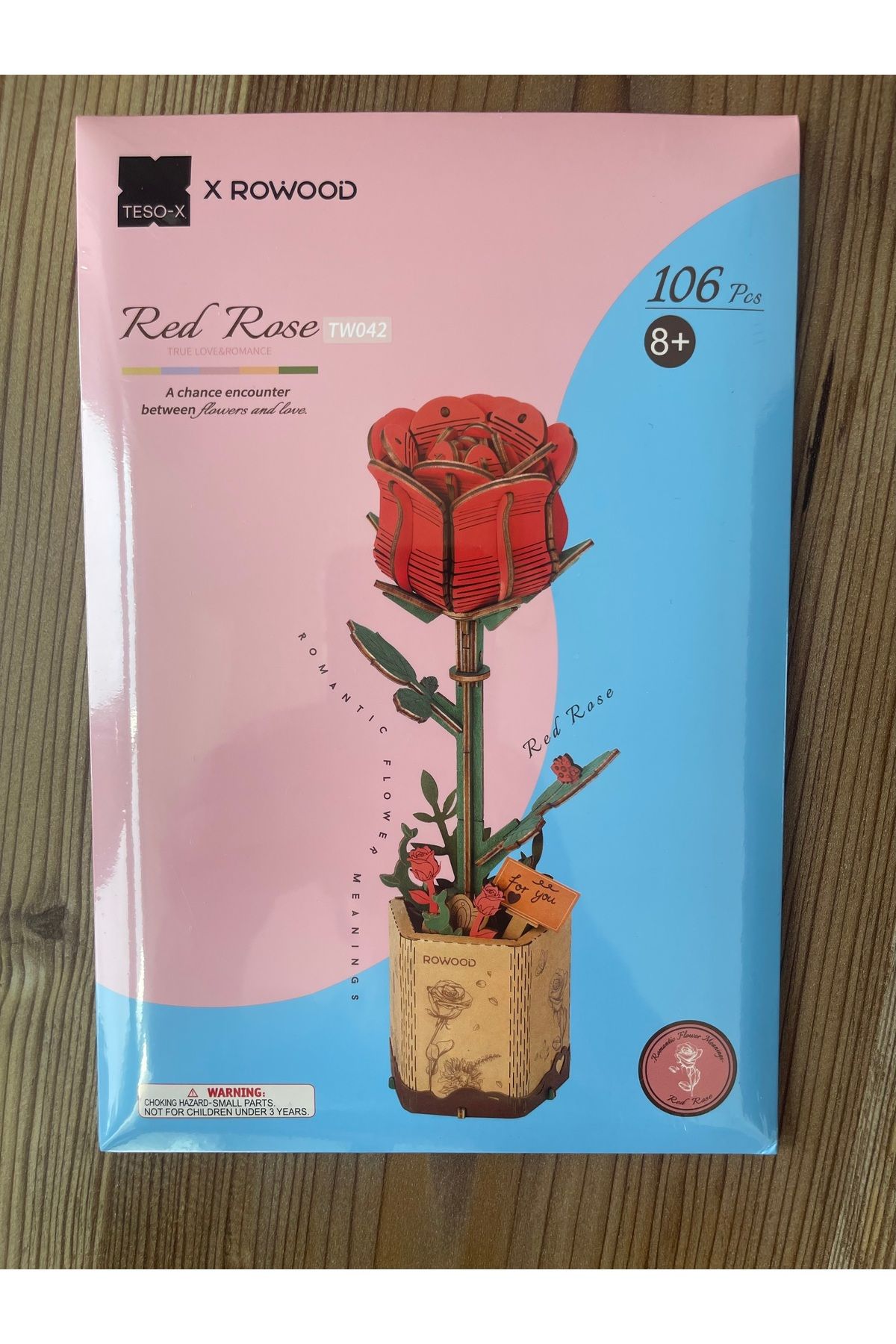X ROOWOOD 3D YAPAY ÇİÇEK