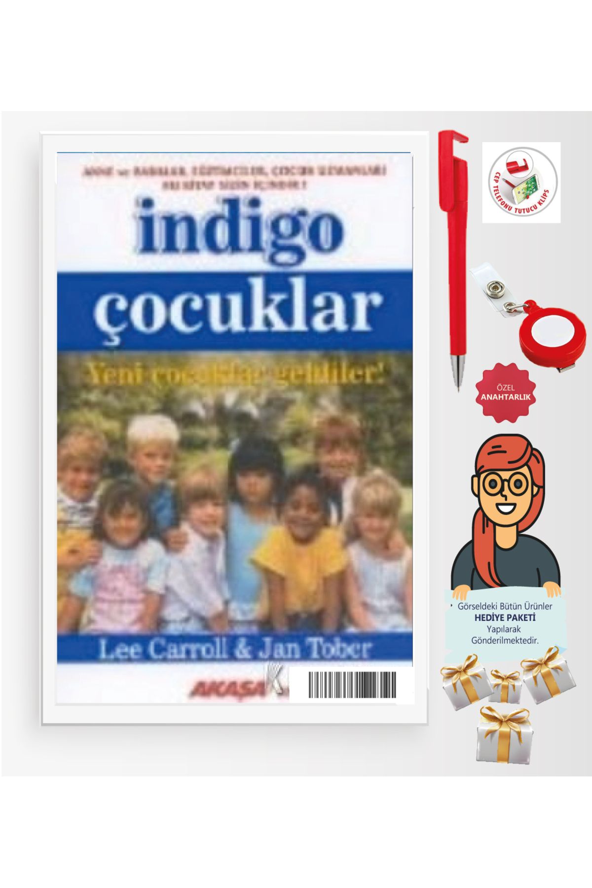 Akaşa Yayınları Maje Hediye+İndigo Çocuklar(Lee Caroll)-Bireysel Gelişim-Akaşa Kitap