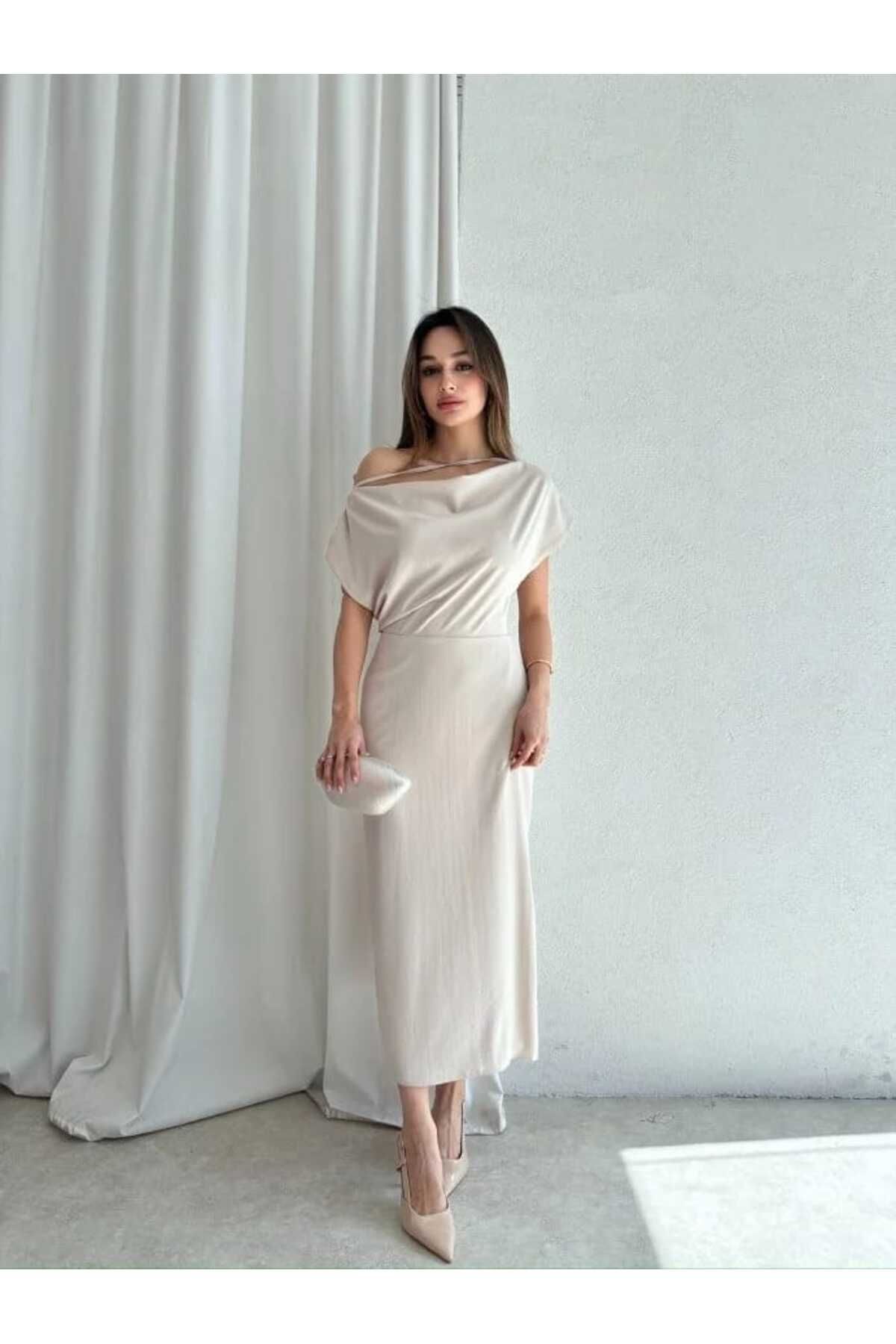 MODA DURAĞI ALİX Midi Elbise