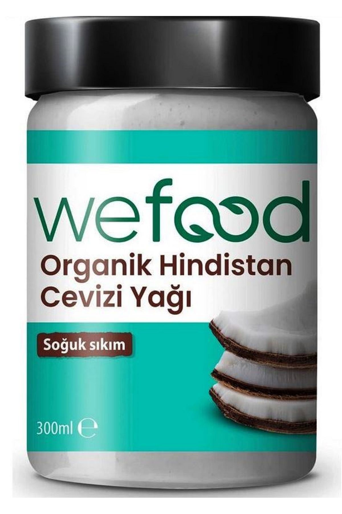 Levent Kılıç Ticaret Wefood Organik Hindistan Cevizi Yağı 300 ml (Soğuk Sıkım)