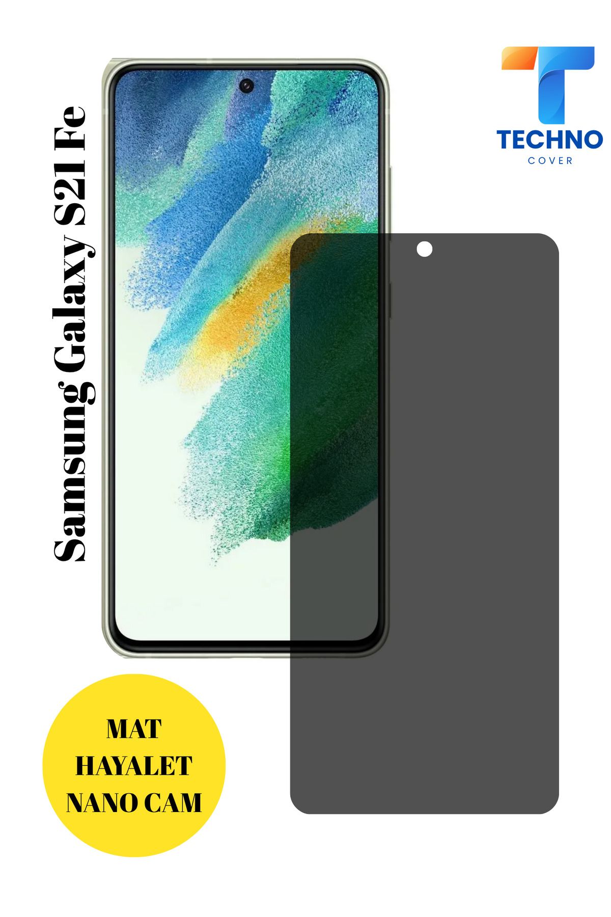 foxpower Samsung S21 Fe Mat Hayalet Nano Cam Darbelere Karşı Dayanıklı Esnek Nano Ekran Koruyucu