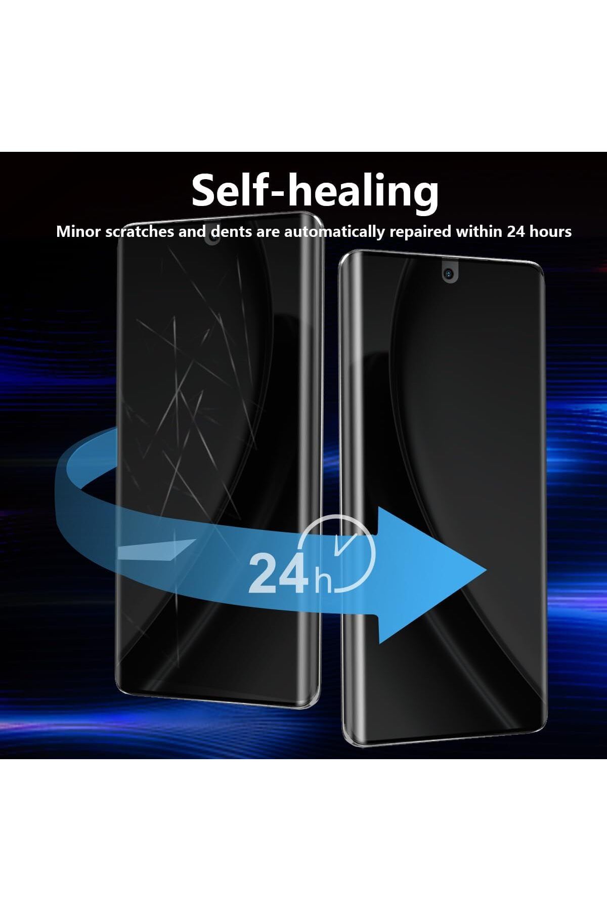 aheaks Realme GT 6 Hayalet Ekran Koruyucu İnce Jelatin - Kamera Kısmı Açık