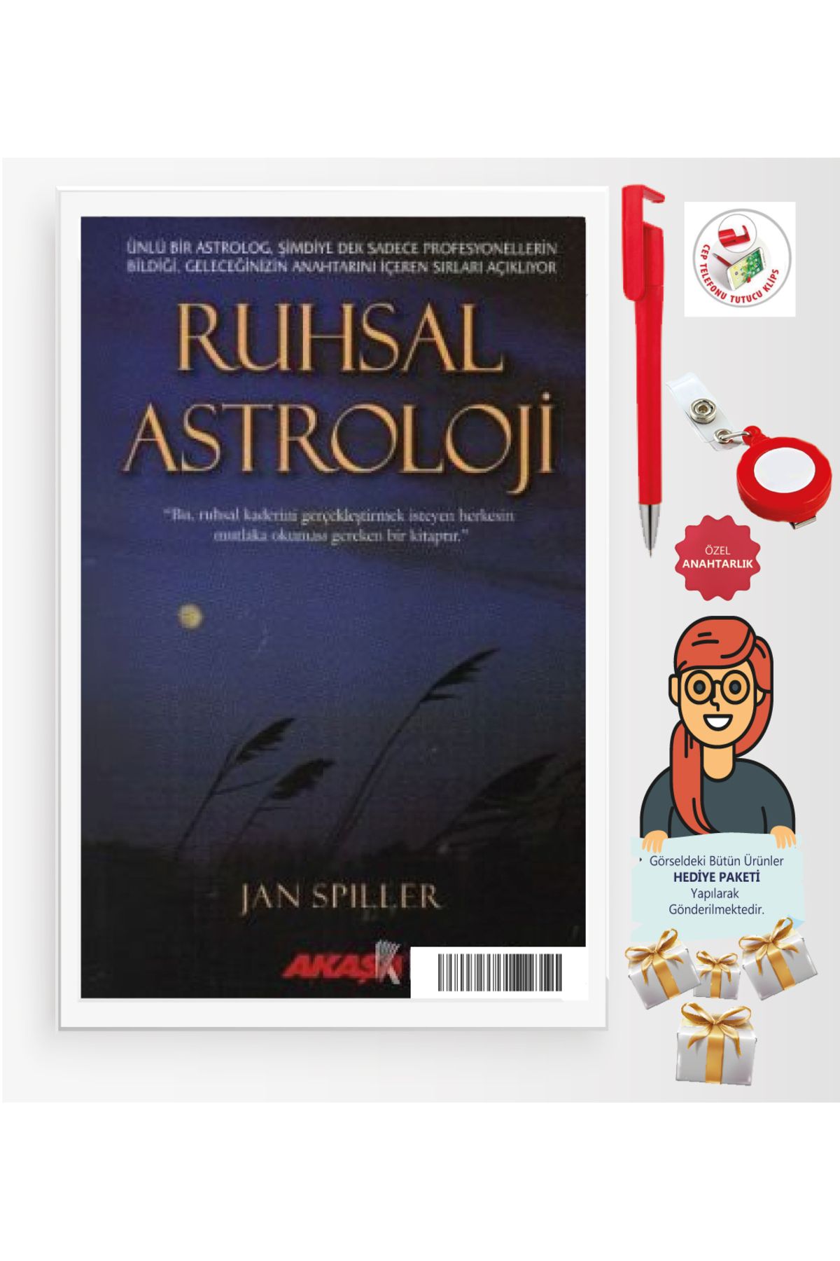 Akaşa Yayınları Maje Hediye+Ruhsal Astroloji(Jan Spiller)-Bireysel Gelişim-Akaşa Kitap
