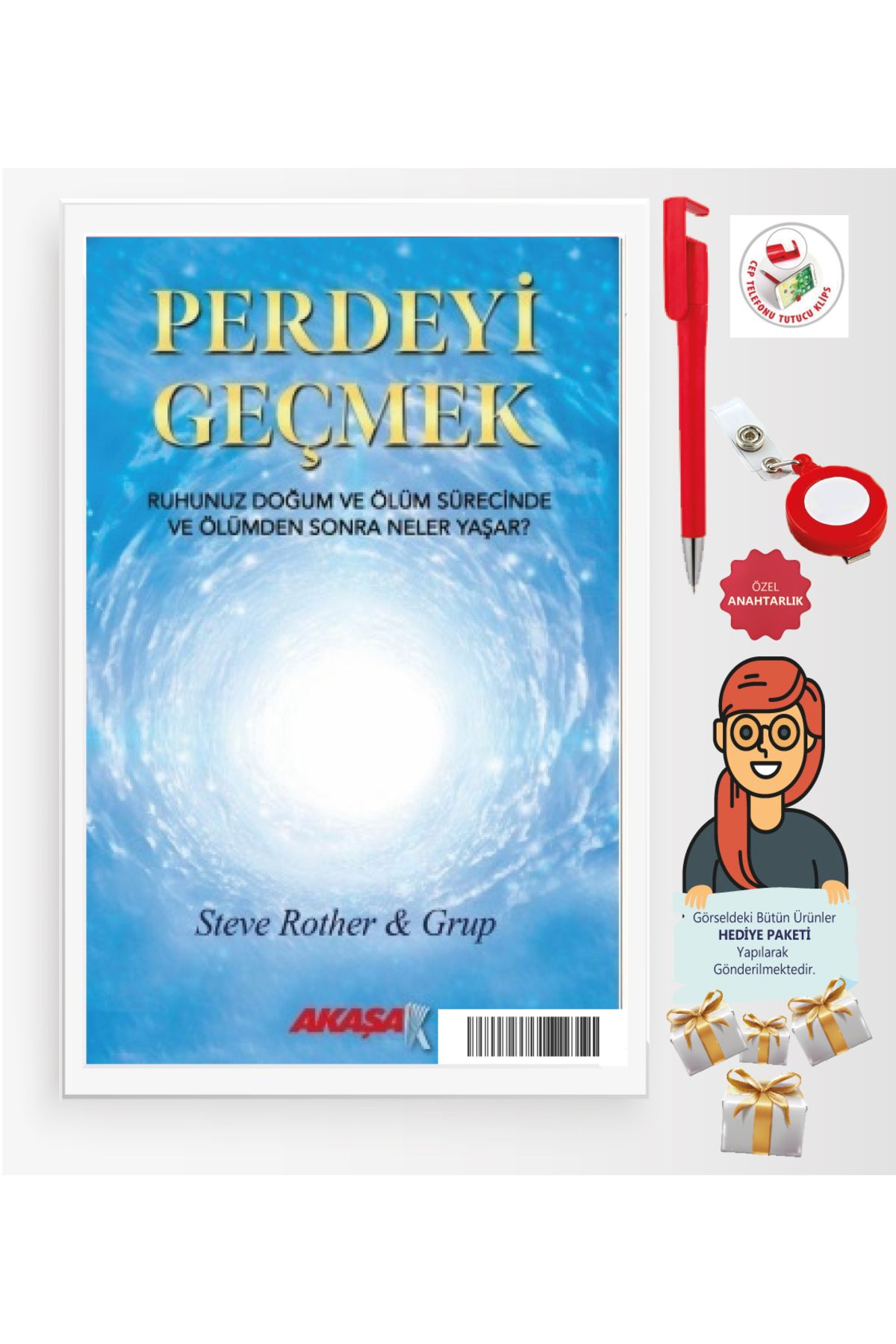 Akaşa Yayınları Maje Hediye+Perdeyi Geçmek-Ruhunuz Doğum ve Ölüm Sürecinde-(Steve Rother) -yeni kitap-Akaşa