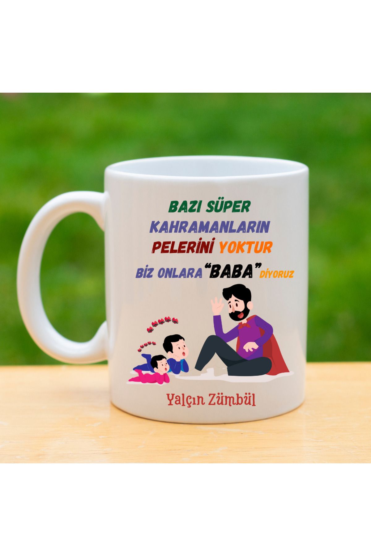 Tu&Se Candles Babam İçin En Güzel Hediye – Mesajlı Kupa Bardak