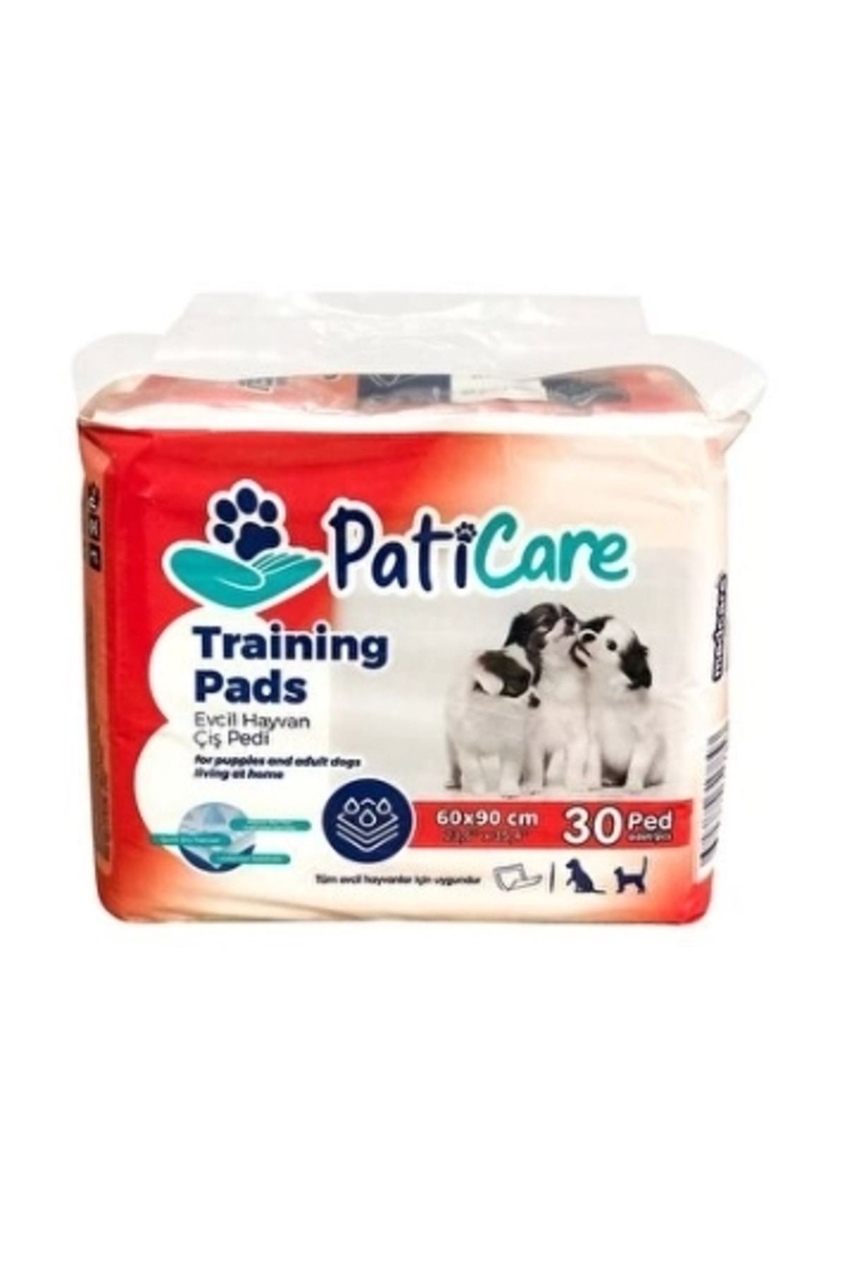 YNT İthalat PatiCare Training Pads Köpek Tuvalet Eğitim Pedi Turuncu 60x90 Cm 30 Adet