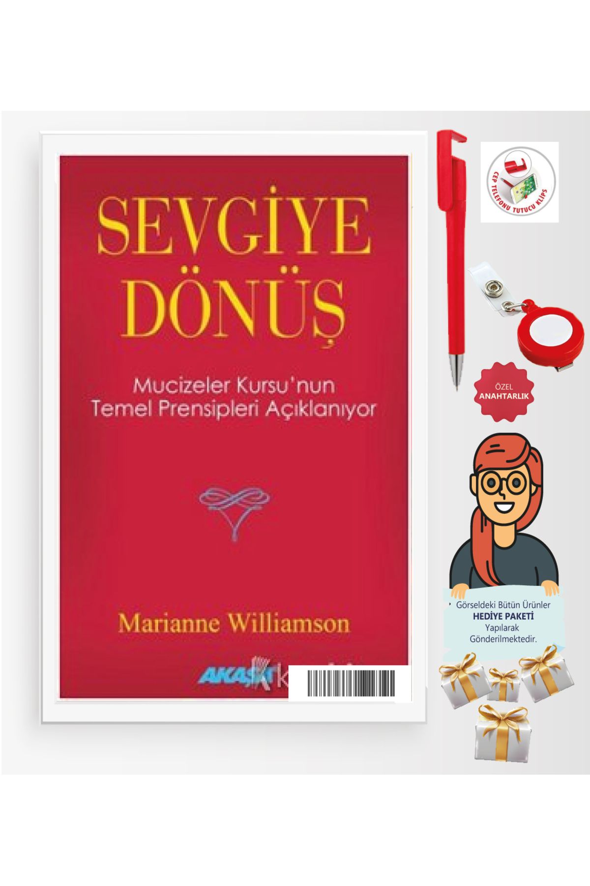 Akaşa Yayınları Maje Hediye+Sevgiye Dönüş - Mucizeler Kursu’nun Temel Prensipleri Açıklanıyor(Marianne Williamson)