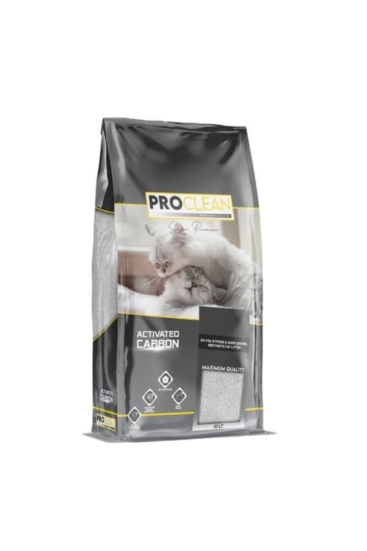 YNT İthalat Proclean Aktif Karbonlu Topaklanan Kedi Kumu 10 Lt