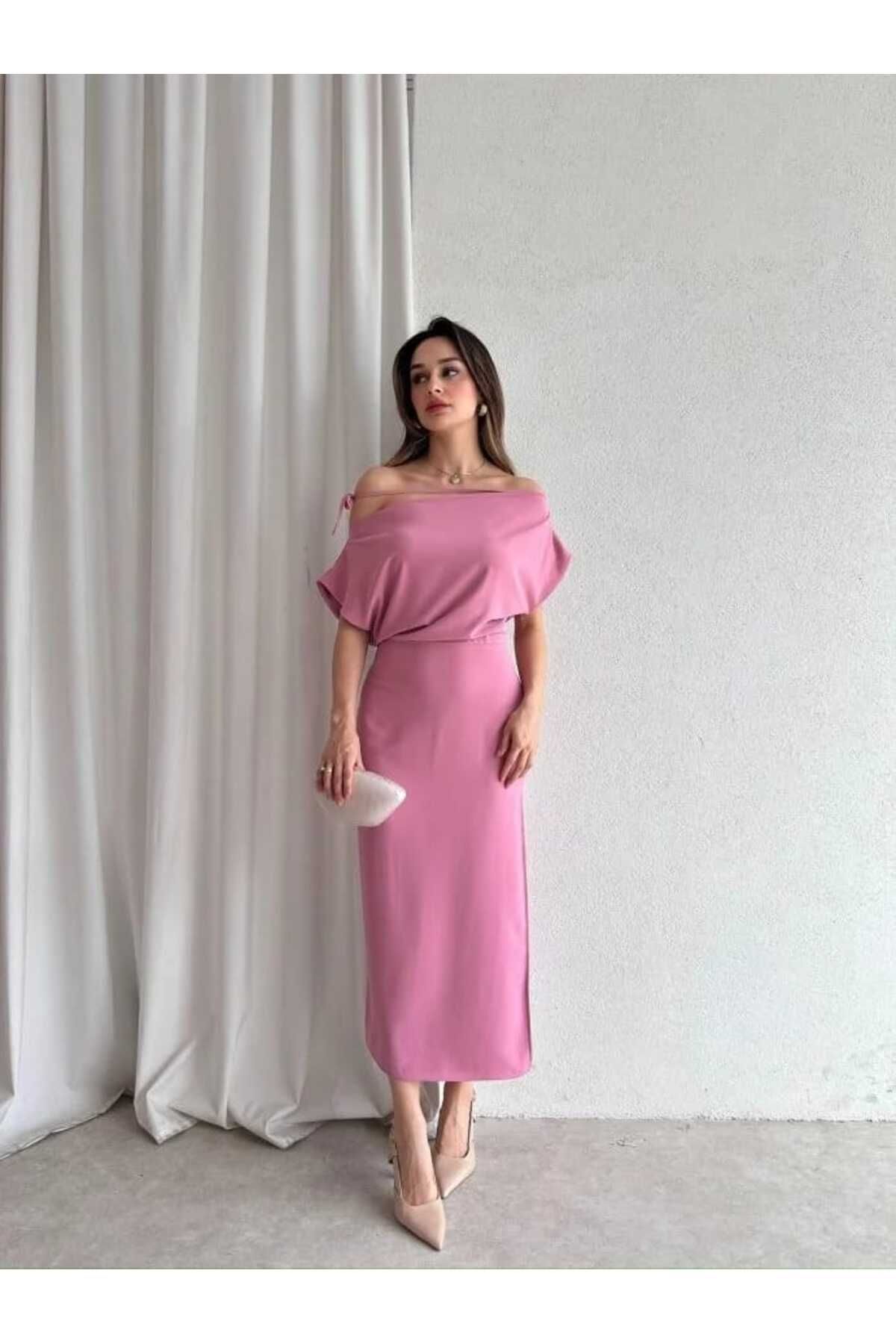 MODA DURAĞI ALİX Midi Elbise
