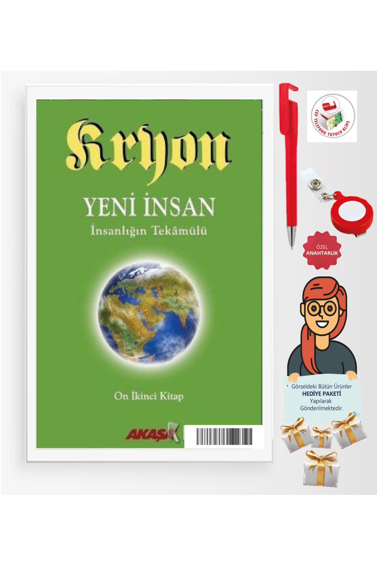 Akaşa Yayınları Maje Hediye+Kryon 12 - Yeni İnsan İnsanlığın Tekamülü(Kryon Lee Carroll)Bireysel Gelişim-Akaşa