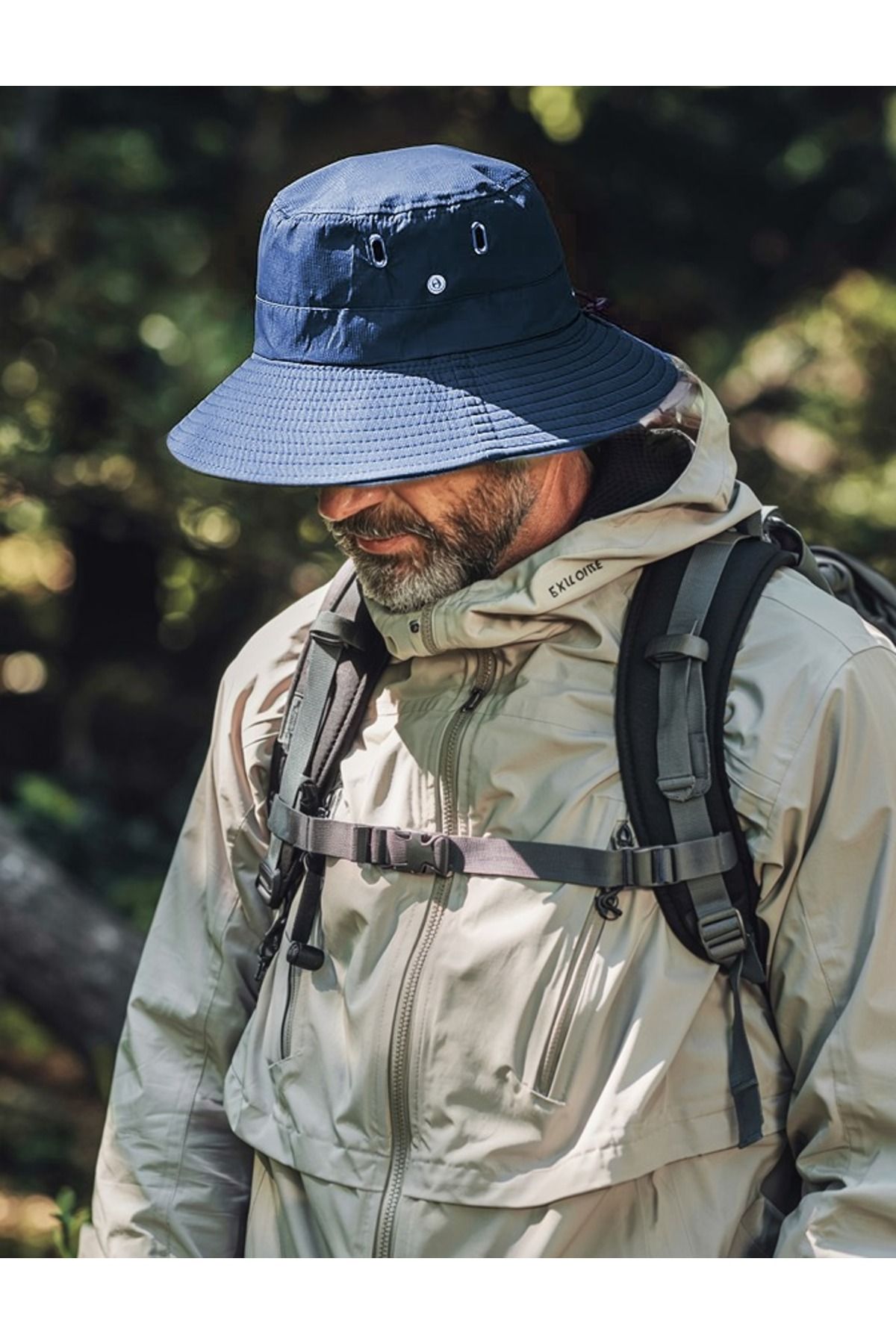 LAGRANZE Premium Çıtçıtlı Safari Şapka Outdoor