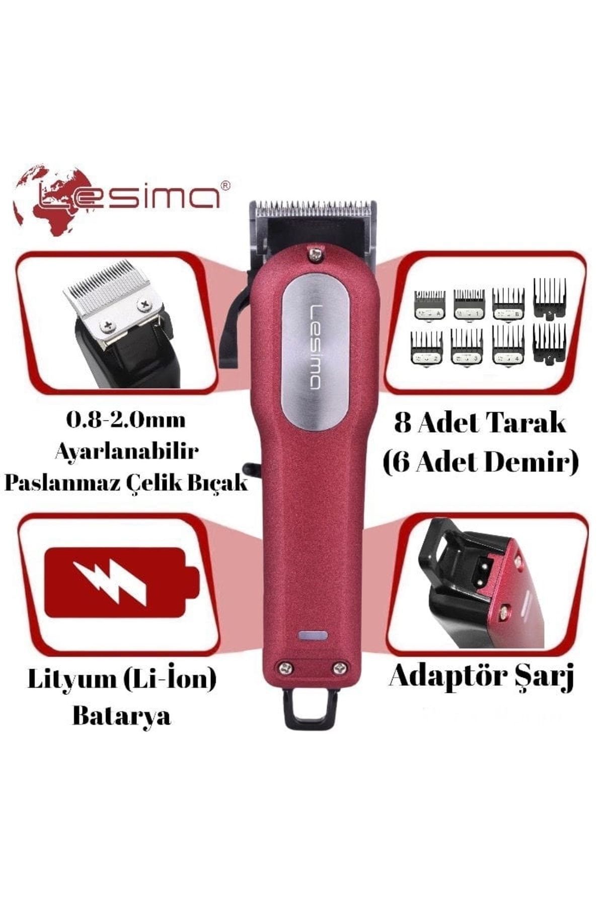 teknotrust Ls-1000 Serisi Professional Model Saç Sakal Tıraş Makinesi