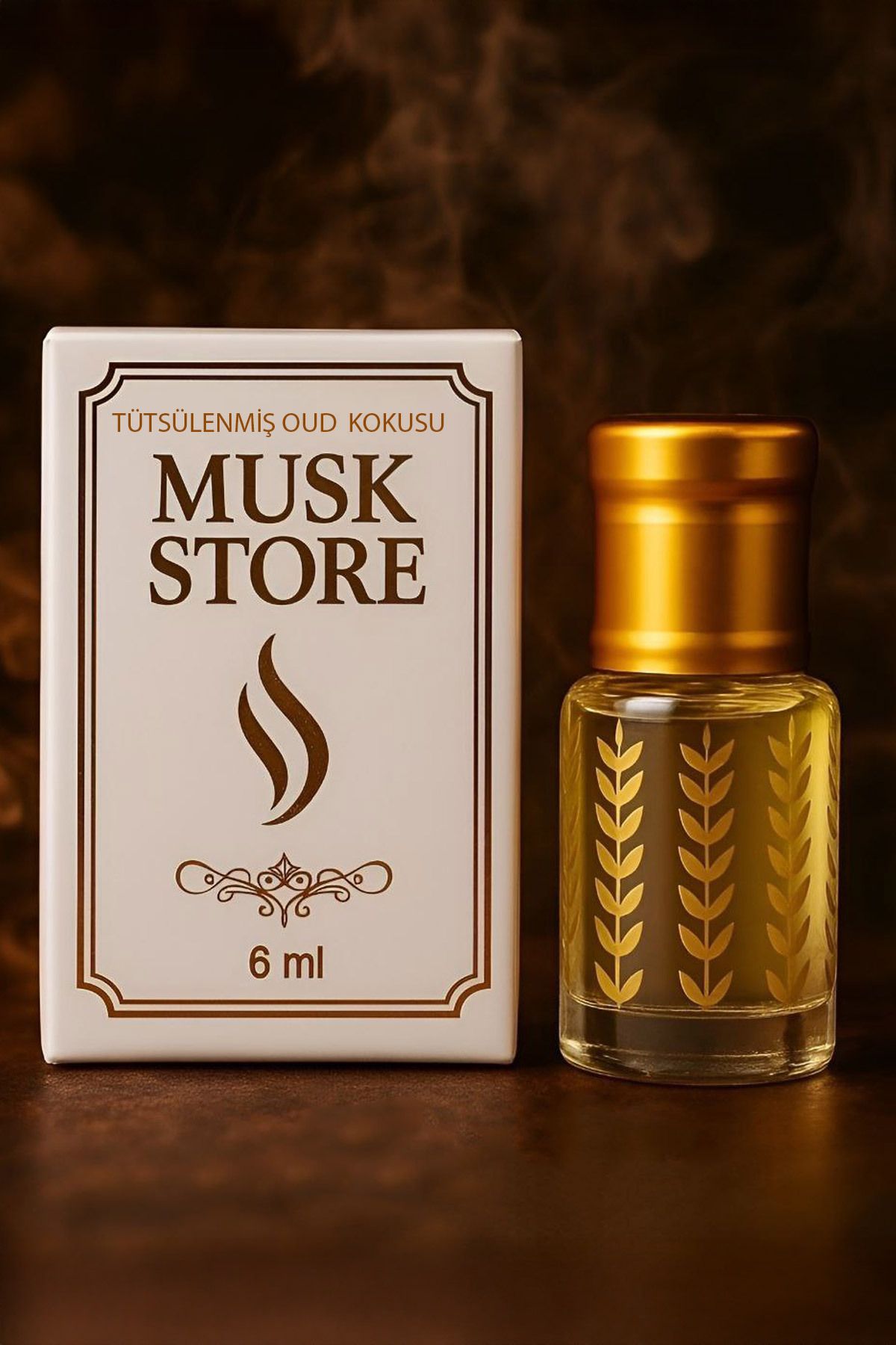 MUSK STORE Tütsülenmi̇ş Oud Kokusu Parfümü Esans Alkol İçermeyen 6ml Yoğun Ve Sofistike Deneyim Sunan