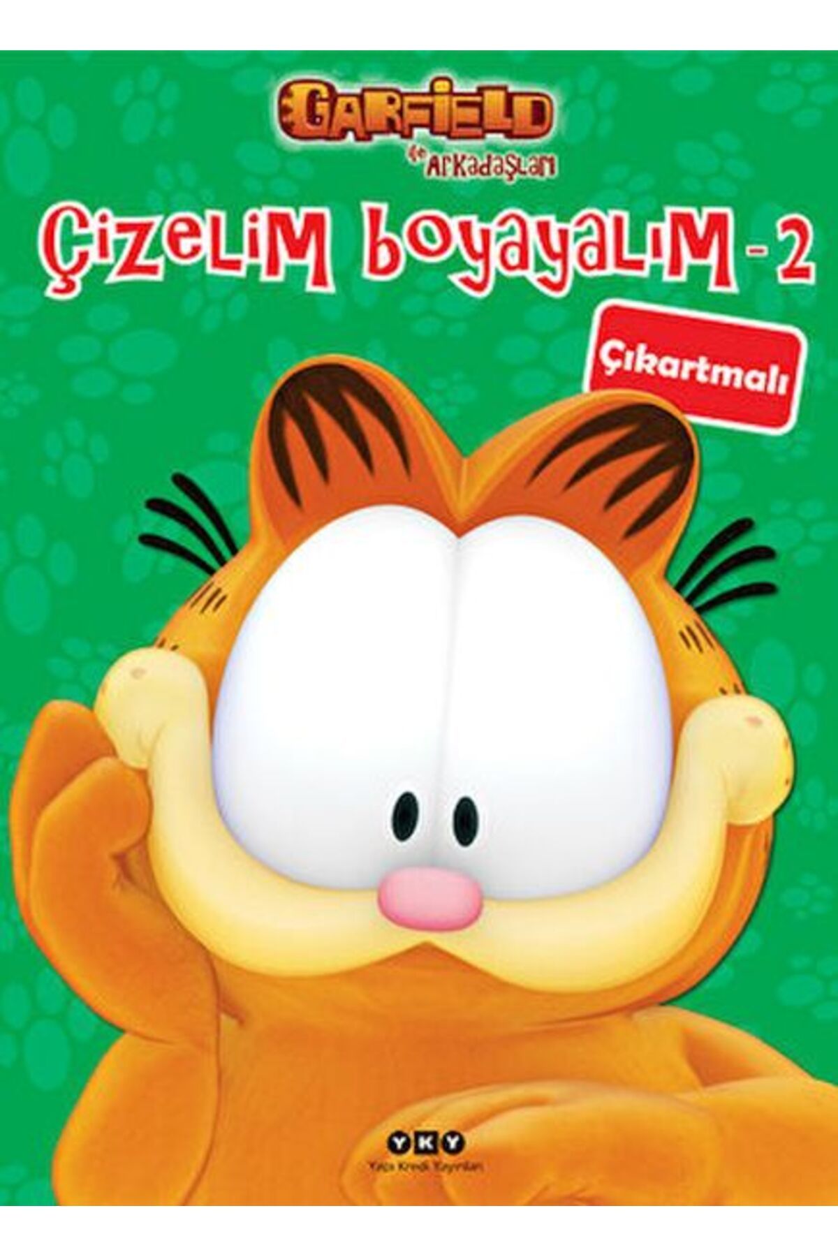 Destek Yayınları Çizelim Boyayalım 2 - Garfield ile Arkadaşları (Çıkartmalı)