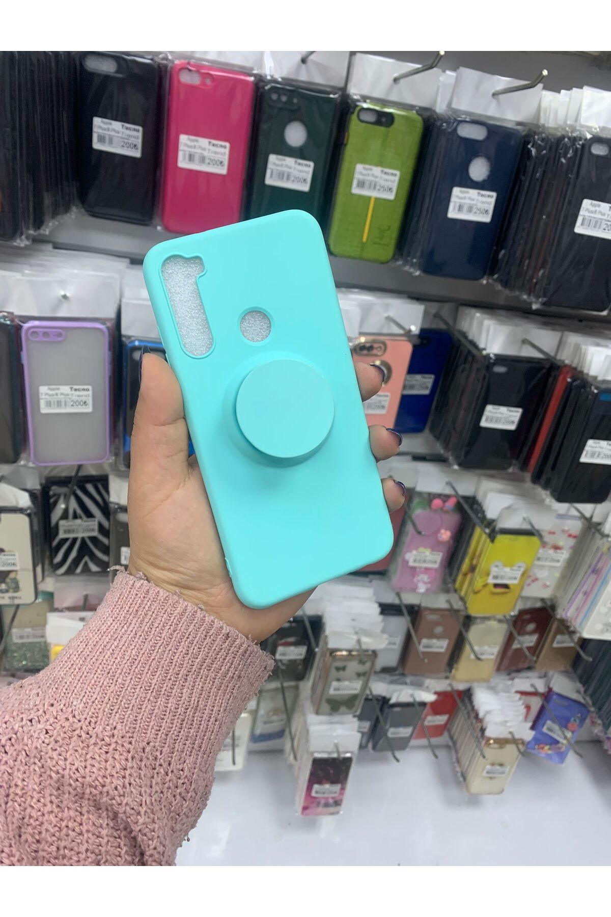 TECNOTREND Redmi Note 8 pop soketli soft silikon kılıf