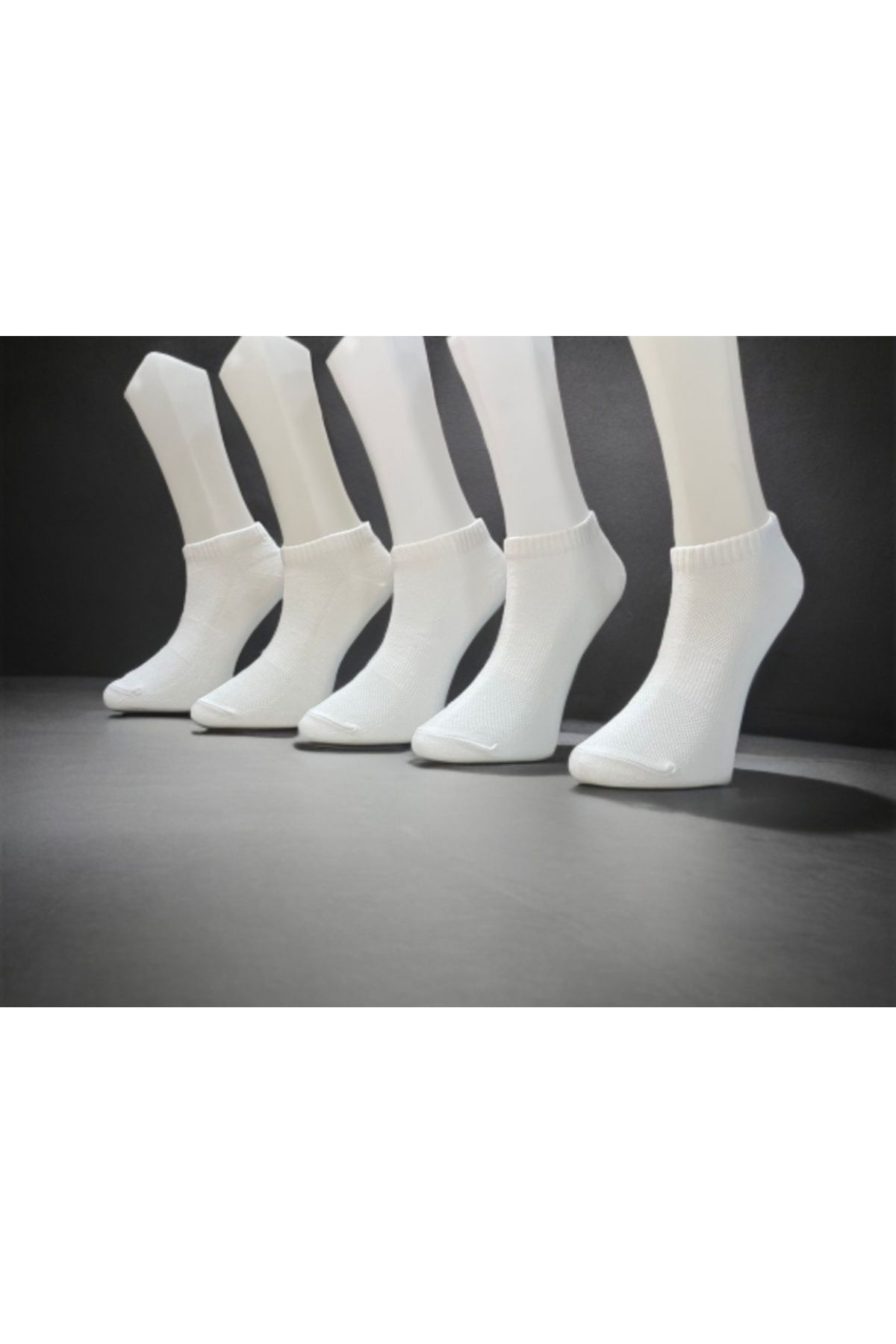 LAV SOCKS 5’li Erkek Beyaz Patik Çorap