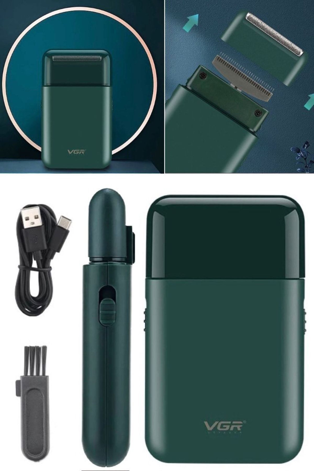 teknotrust 0 Kesme Sakal Tıraş Makinesi Usb Ince Elektrikli Araba Usb Şarjlı Sinek Kaydı Tıraş Makinesi Kalite