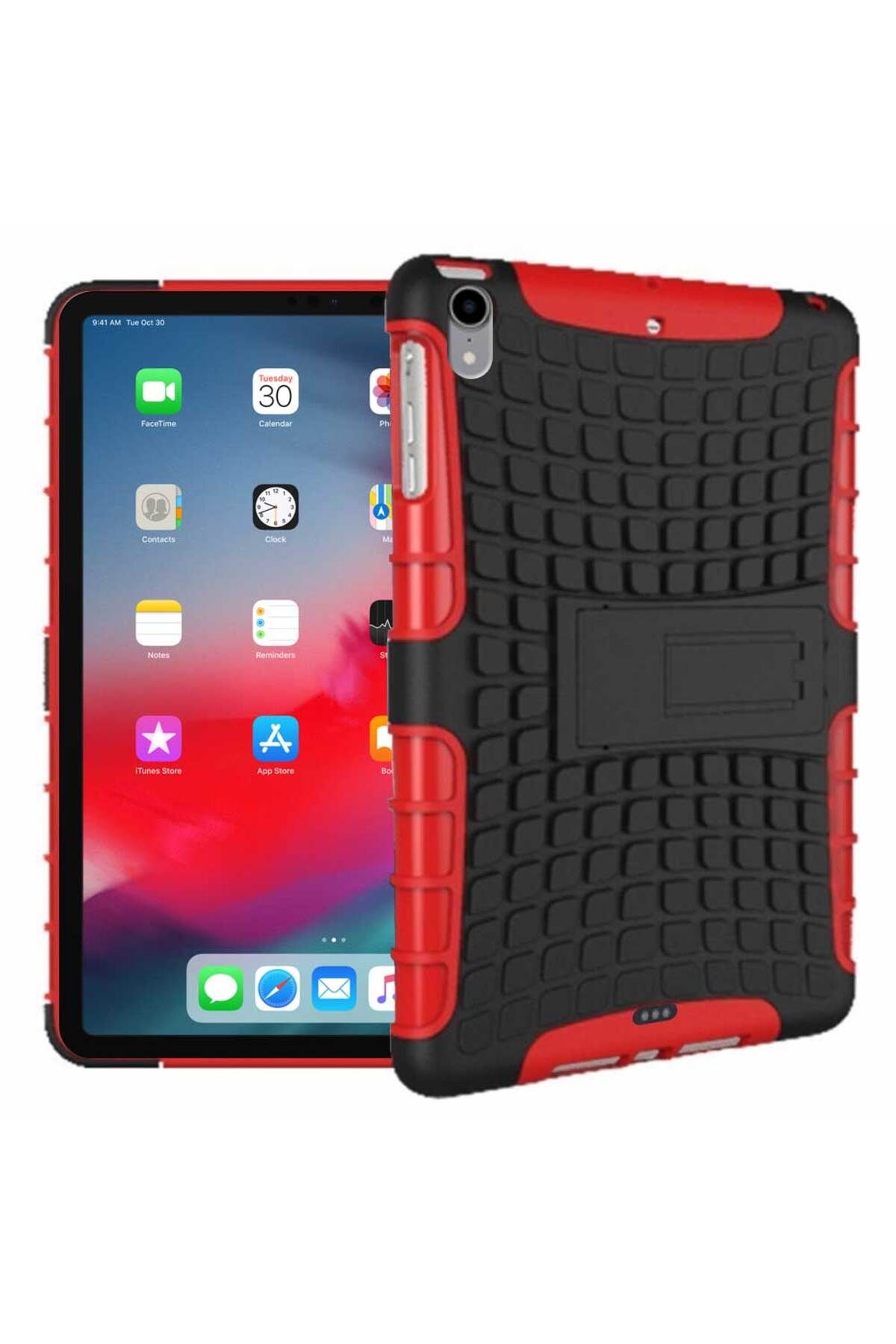 Smart Tech Apple iPad Pro 11 2018 Uyumlu Standlı Tank Tablet Kılıfı Özel Zırh