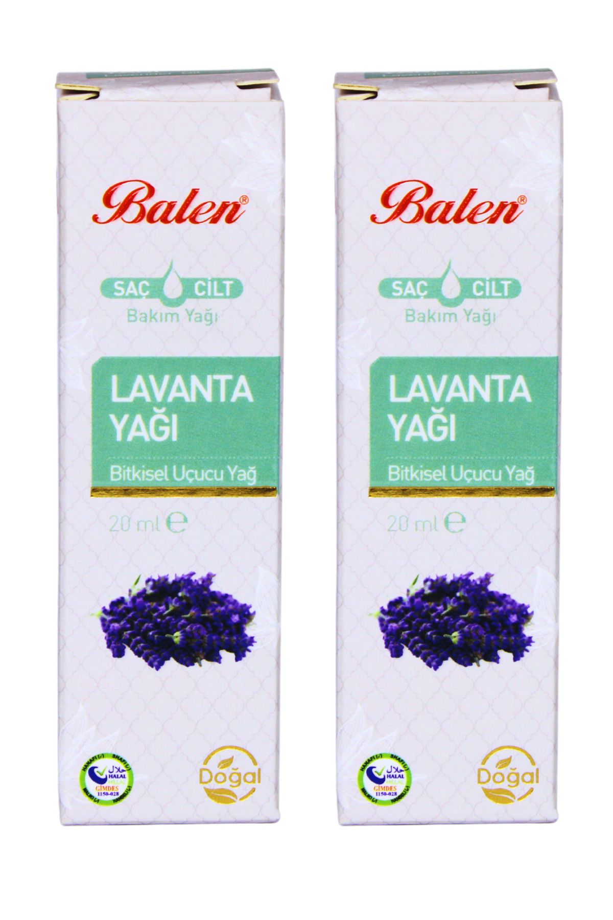 GÜLCE LOKMAN HEKİM AKTAR BALEN LAVANTA YAĞI 2 X 20ML DİSTİLASYON