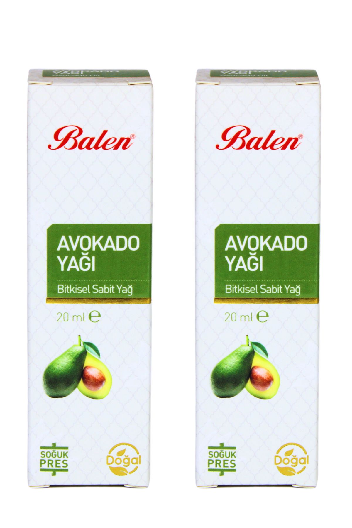 GÜLCE LOKMAN HEKİM AKTAR BALEN AVOKADO YAĞI 2 X 20ML PRES