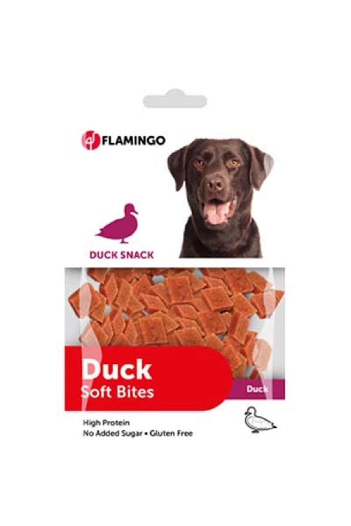 YNT İthalat Flamingo Duck Soft Ördek Etli Glutensiz Köpek Ödül Maması 85 Gr
