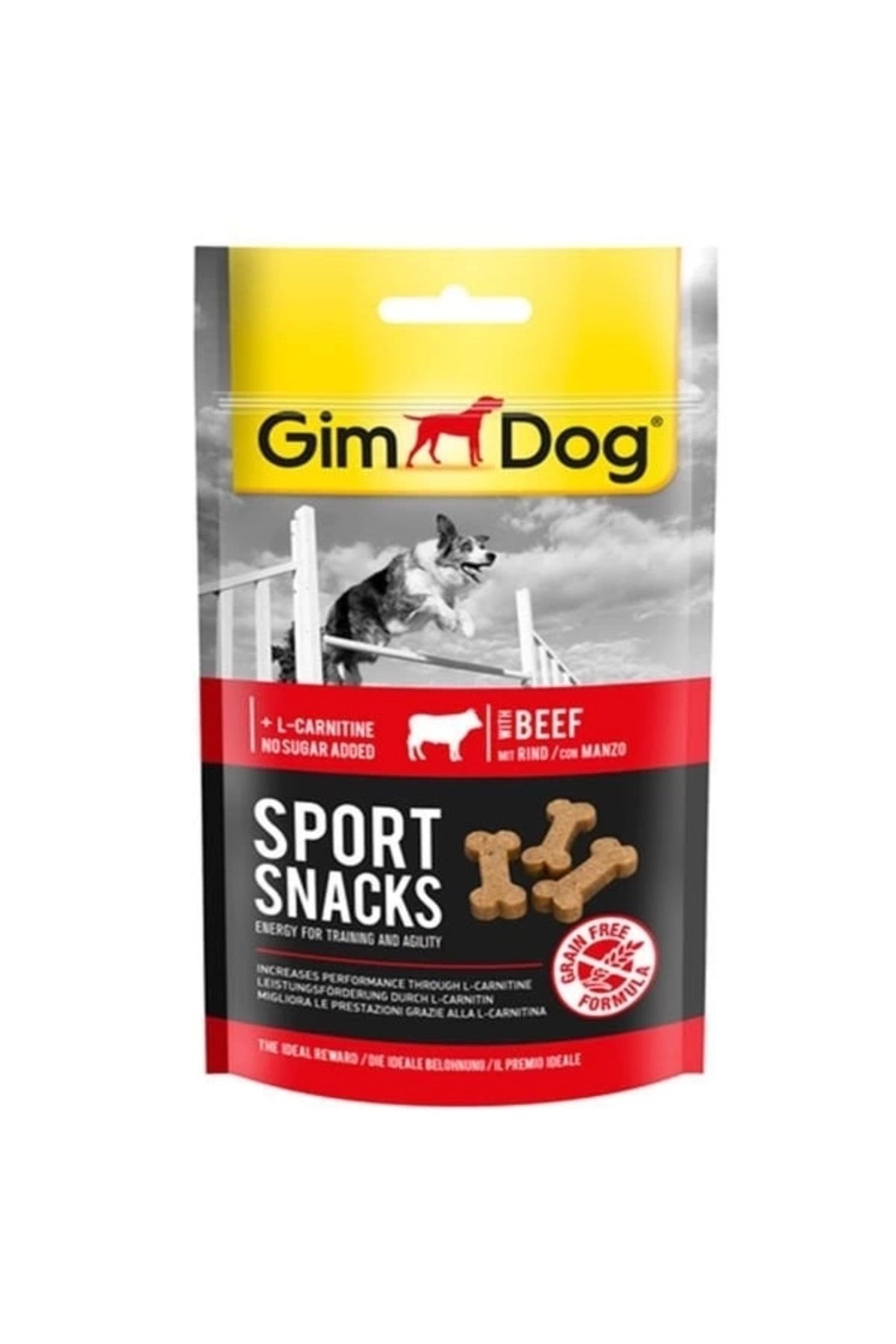YNT İthalat Gimdog Sportsnacks Sığır Etli Köpek Ödül Maması Tablet 60 Gr