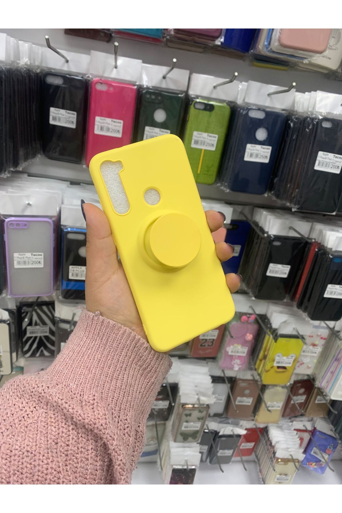 TECNOTREND Redmi Note 8 pop soketli soft silikon kılıf