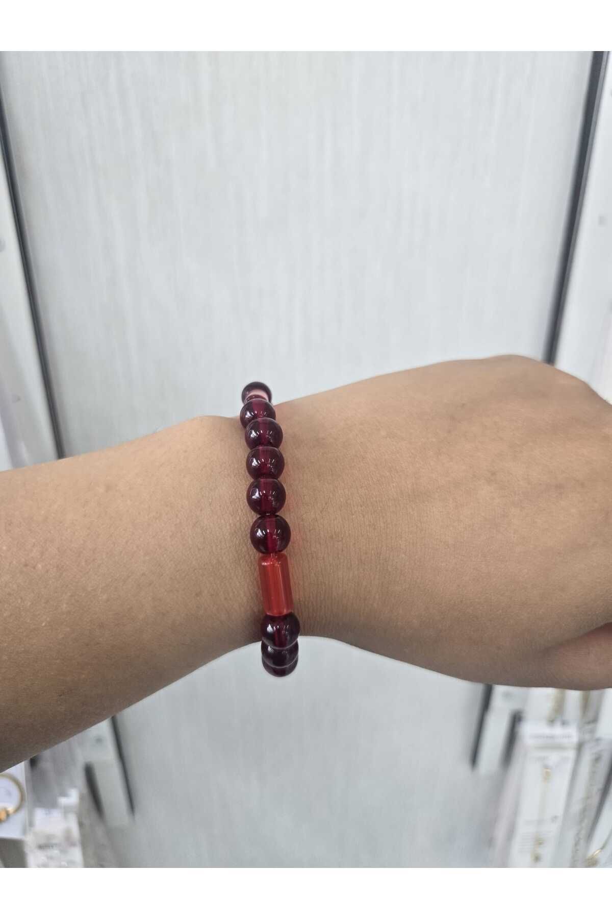 ERASLAN DOĞAL TAŞ TESBİH (CAM) BİLEKLİK