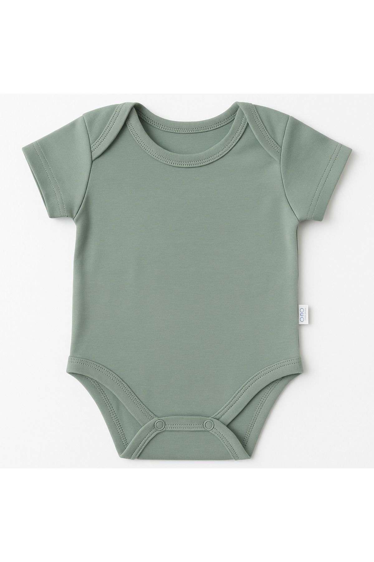 Chicsy Baby Unisex Bebek Organik Pamuklu Çıtçıtlı Kısa Kollu Zıbın Body 0-12 Ay