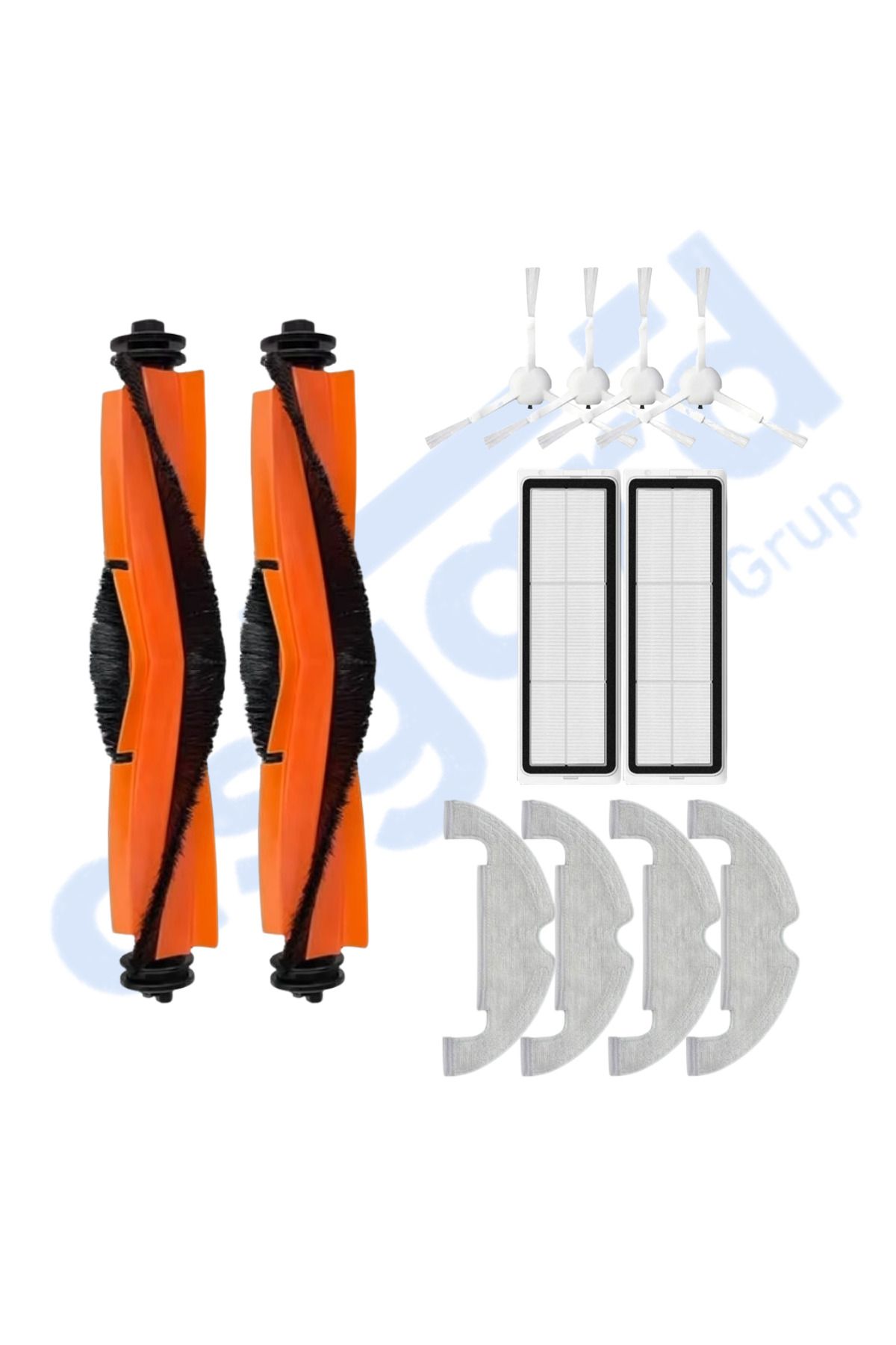 Asgard Grup DREAME D10 PLUS – D10S PLUS – D10 PLUS GEN 2 UYUMLU 2 Ana Fırça 4 Yan Fırça 2 Filtre 4 Mop