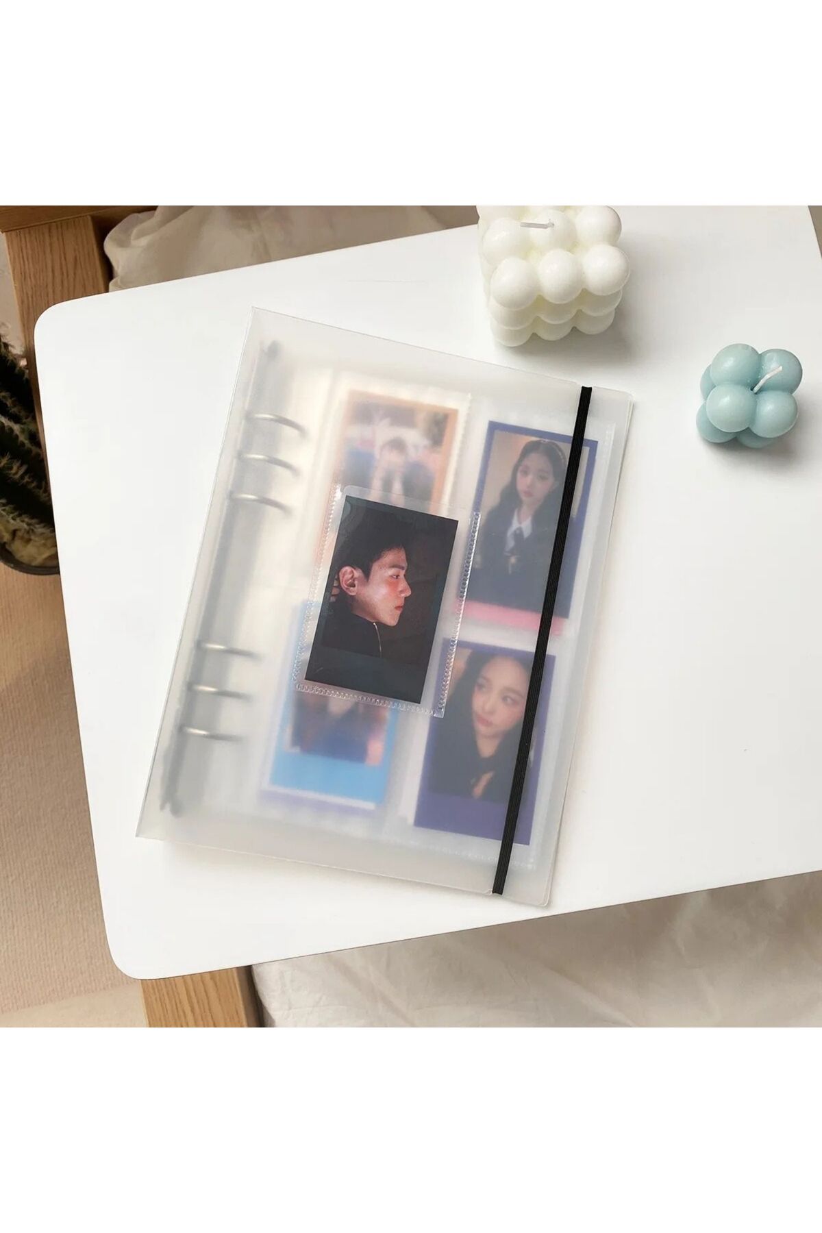 Kpop Dünyasi Sert Kapaklı Şeffaf A5 Binder Dosyası
