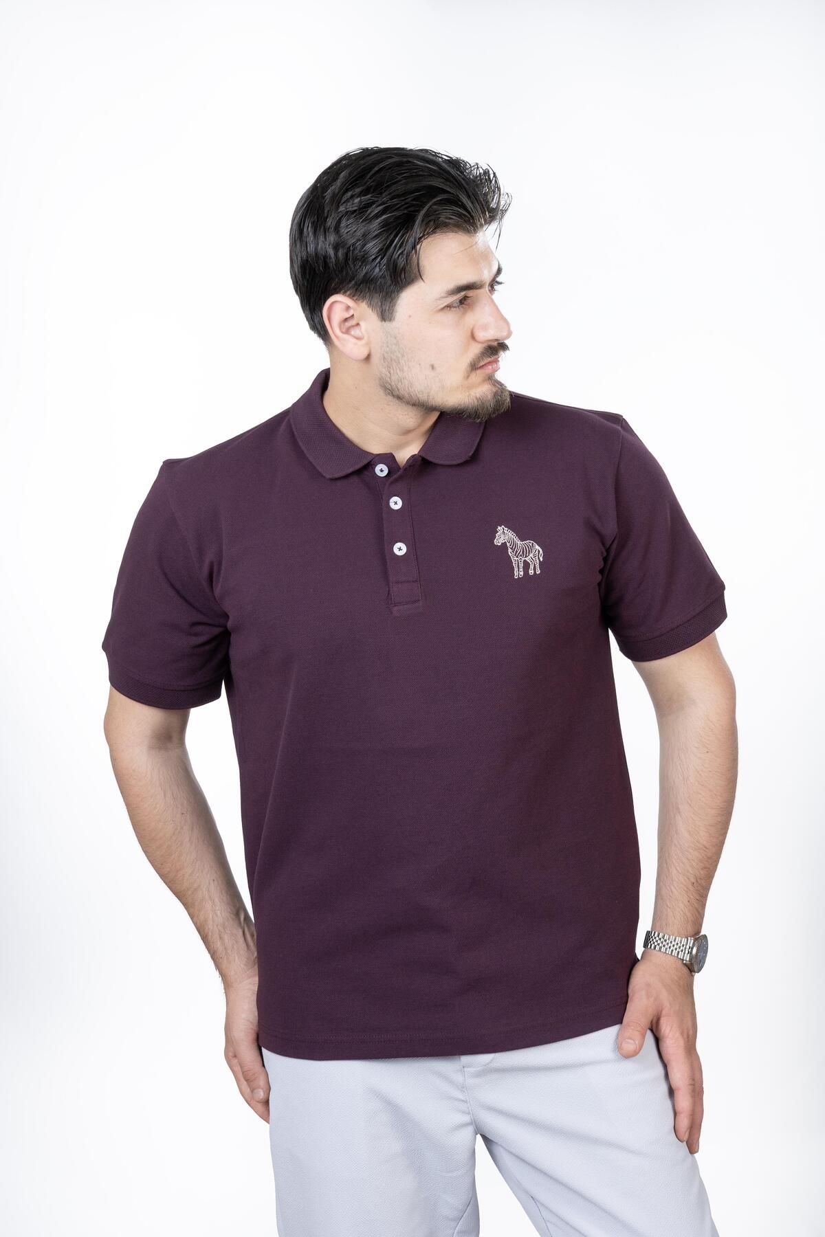 MARİA POLO YAKA BURGUNDY
