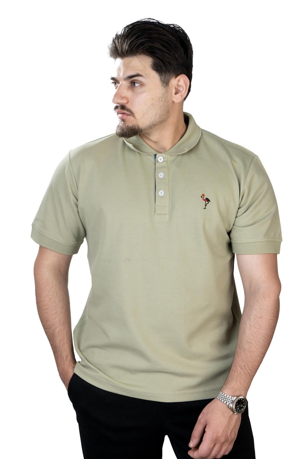 MARİA POLO YAKA OLİVE