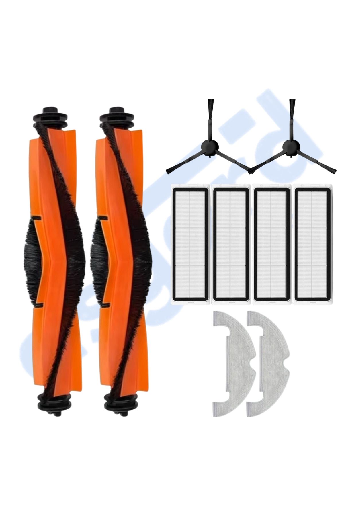 Asgard Grup DREAME D10 PLUS – D10S PLUS – D10 PLUS GEN 2 UYUMLU 2 Ana Fırça 2 Yan Fırça 4 Filtre 2 Mop