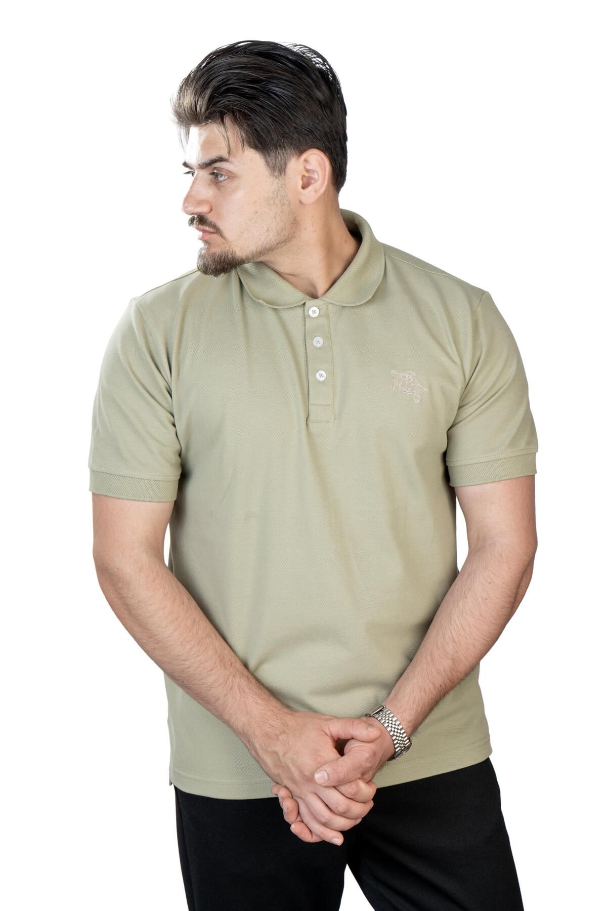 MARİA POLO YAKA OLİVE