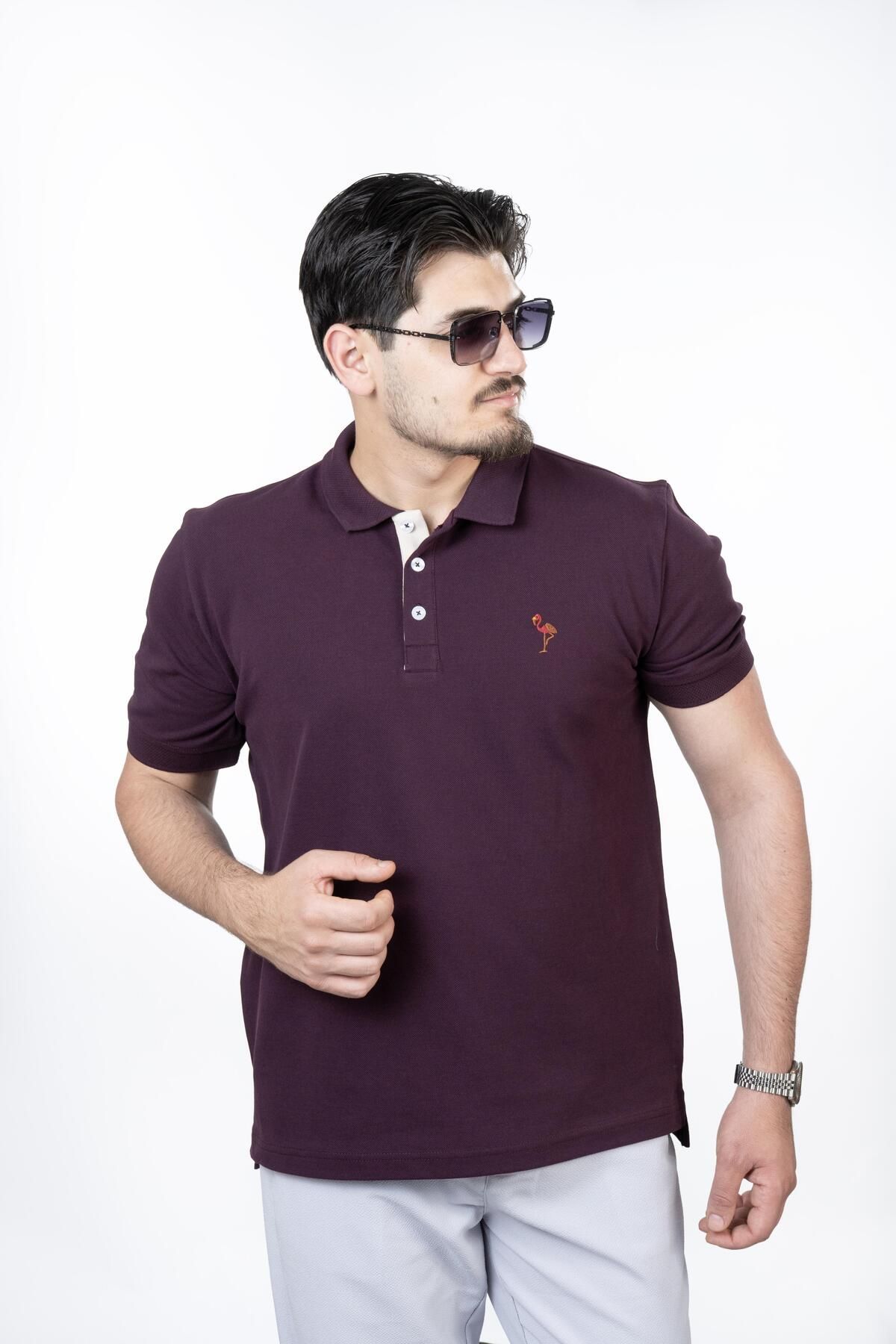 MARİA POLO YAKA BURGUNDY