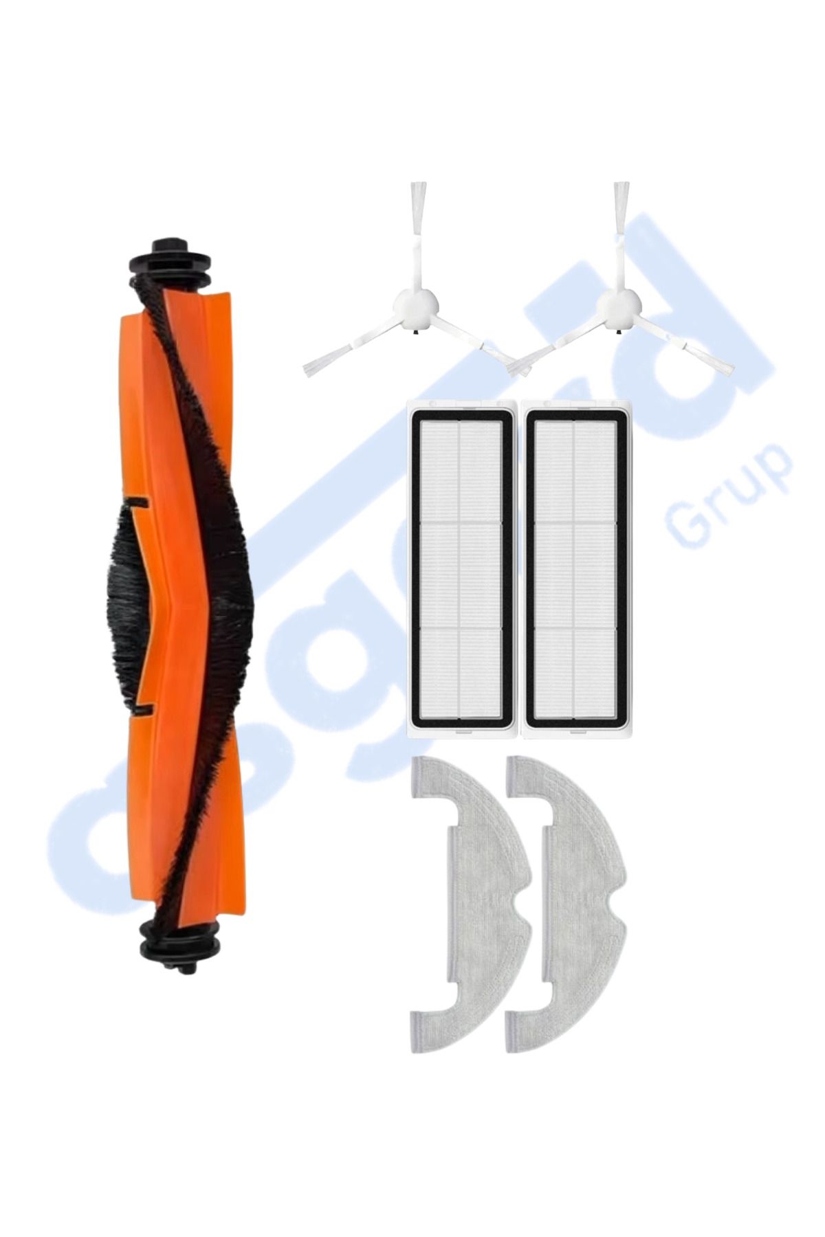 Asgard Grup DREAME D10 PLUS – D10S PLUS – D10 PLUS GEN 2 UYUMLU 1 Ana Fırça 2 Yan Fırça 2 Filtre 2 Mop
