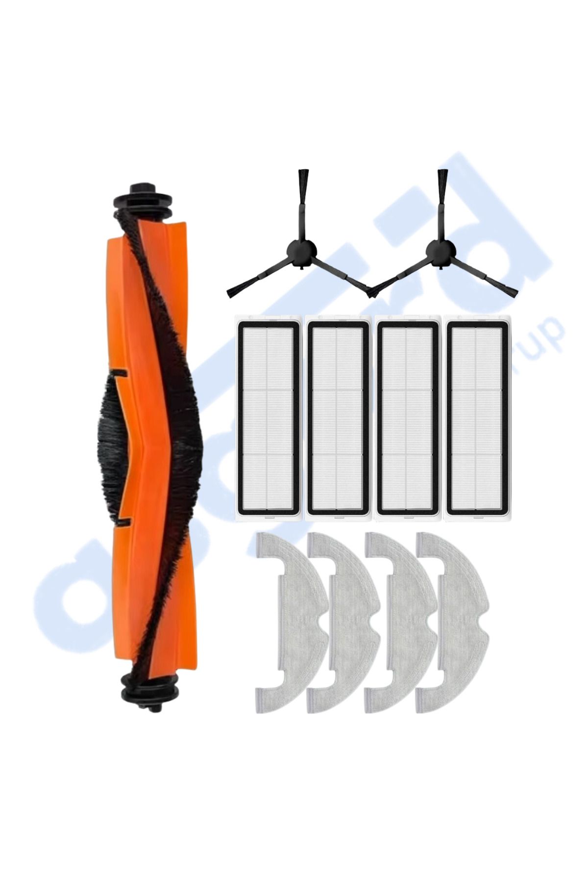 Asgard Grup XİAOMİ MOP 2 ULTRA – X10 Uyumlu 1 Ana Fırça 2 Yan Fırça 4 Filtre 4 Mop