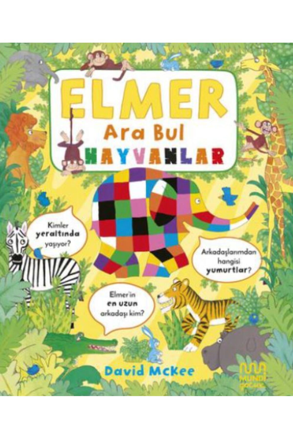 Hak Yayınları Elmer Ara Bul: Hayvanlar