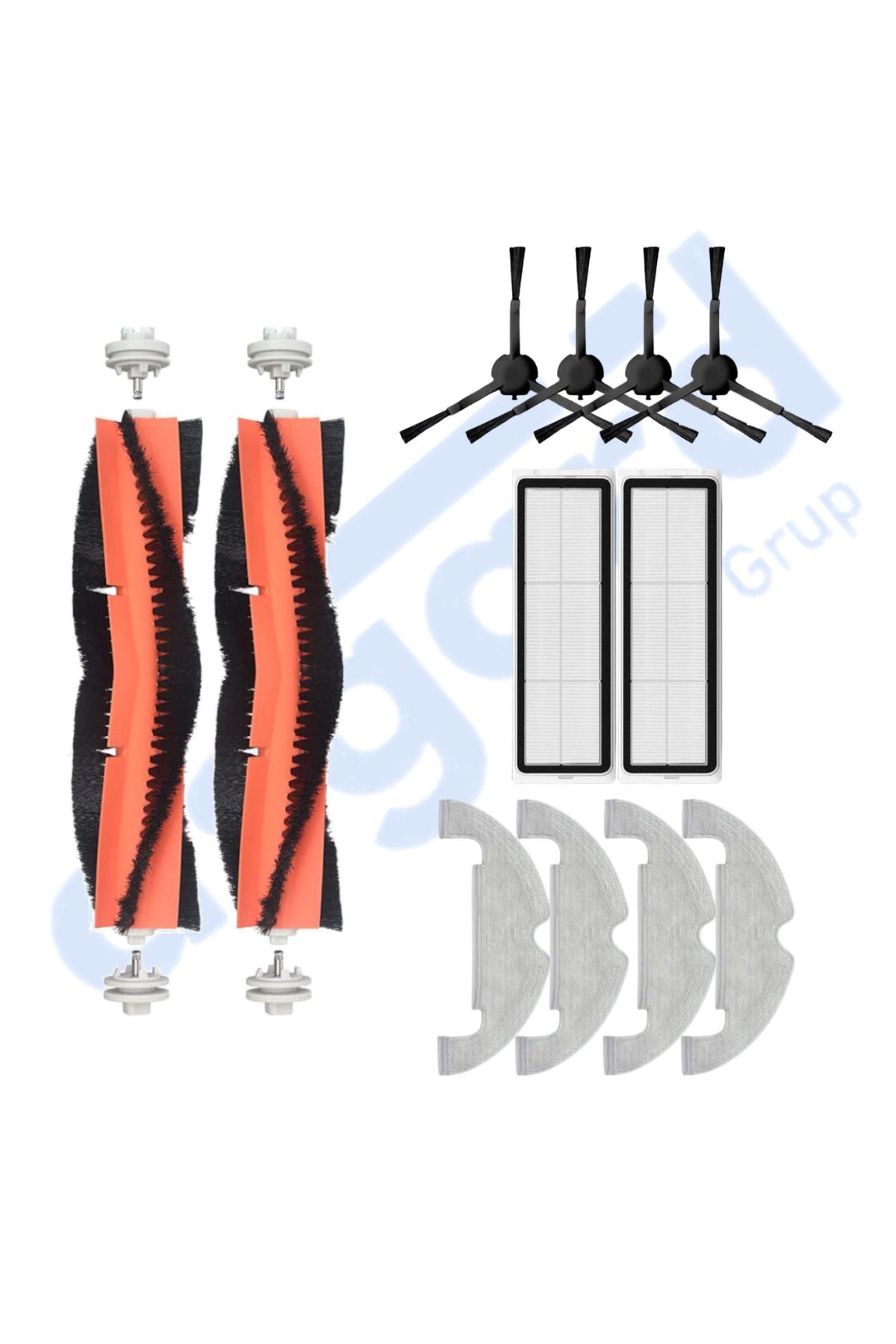 Asgard Grup DREAME D10 PLUS – D10S PLUS – D10 PLUS GEN 2 UYUMLU 2 Ana Fırça 4 Yan Fırça 2 Filtre 4 Mop