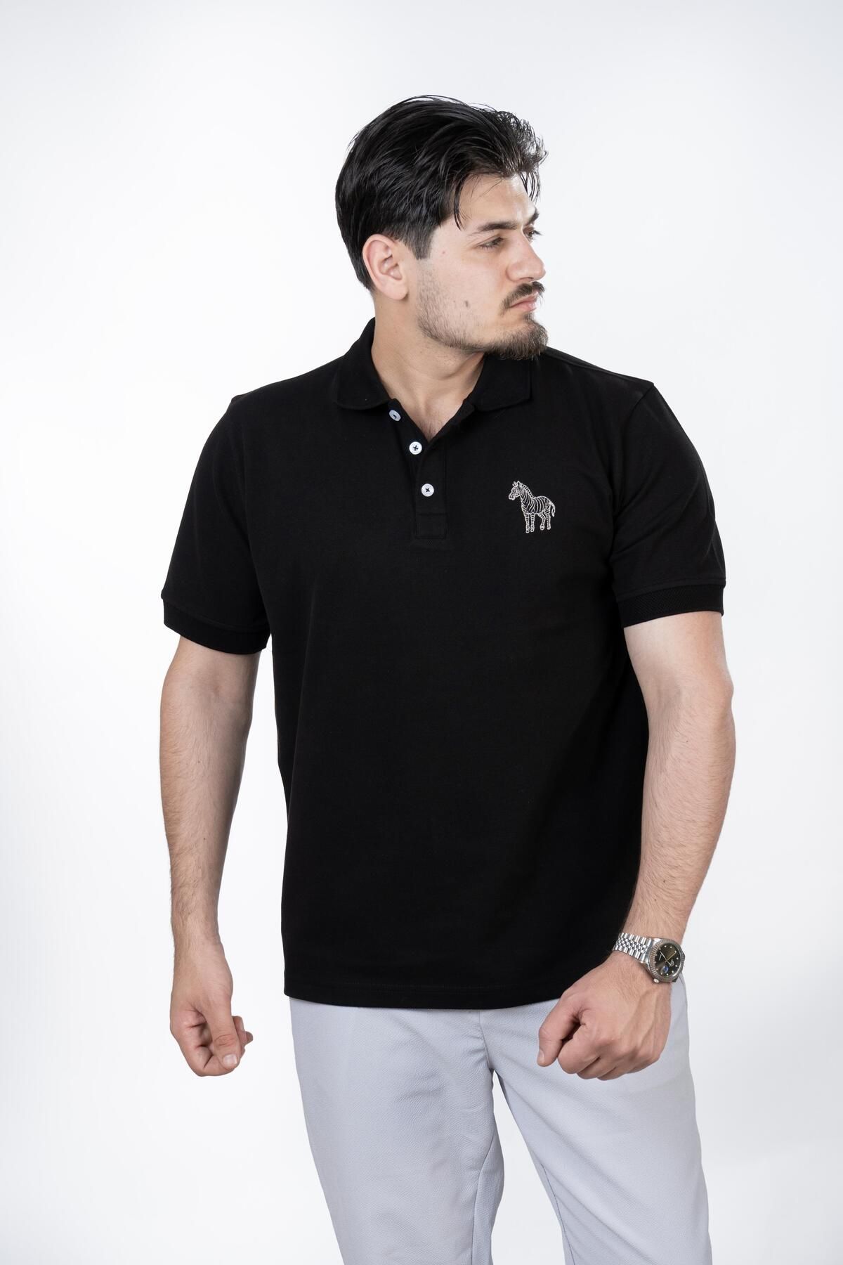MARİA POLO YAKA BLACK