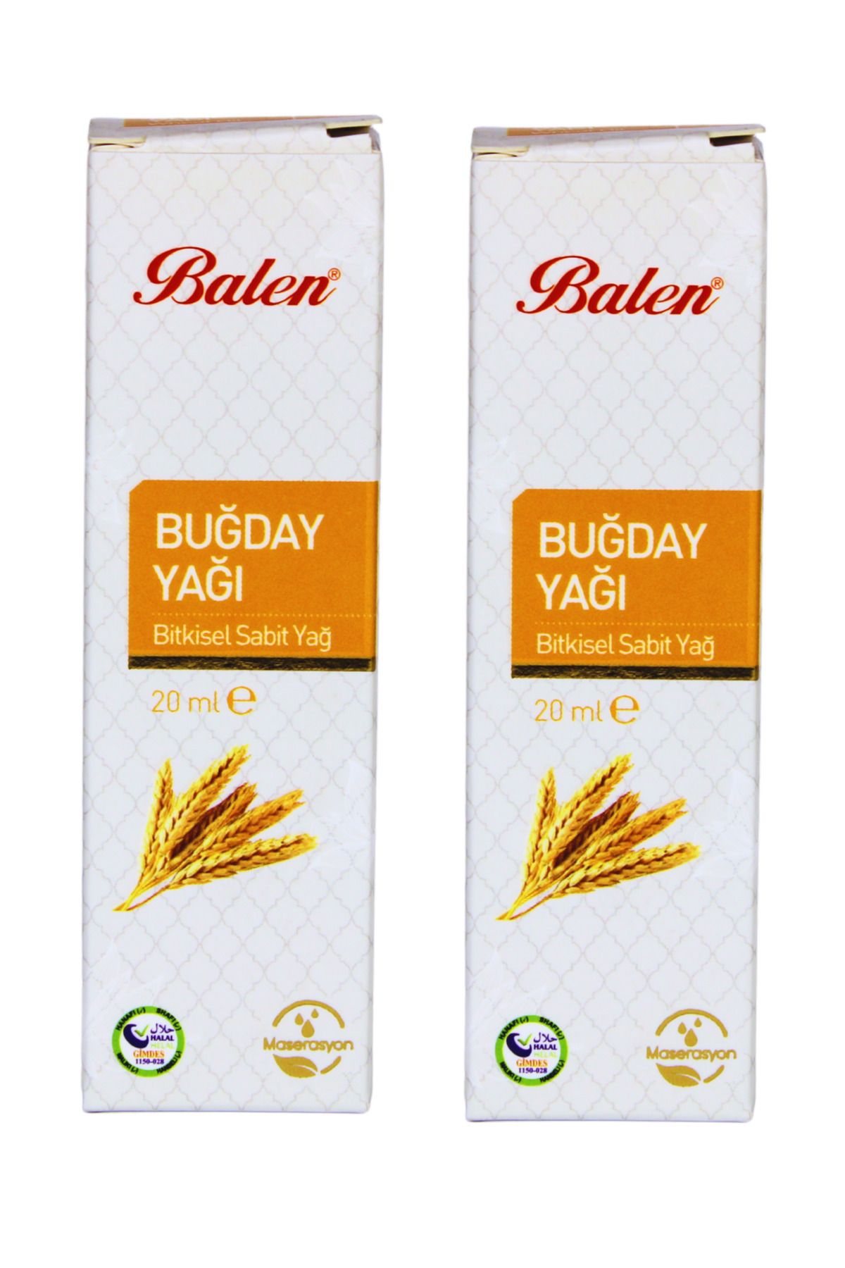 GÜLCE LOKMAN HEKİM AKTAR BALEN BUĞDAY YAĞI 2 X 20ML MASERASYON
