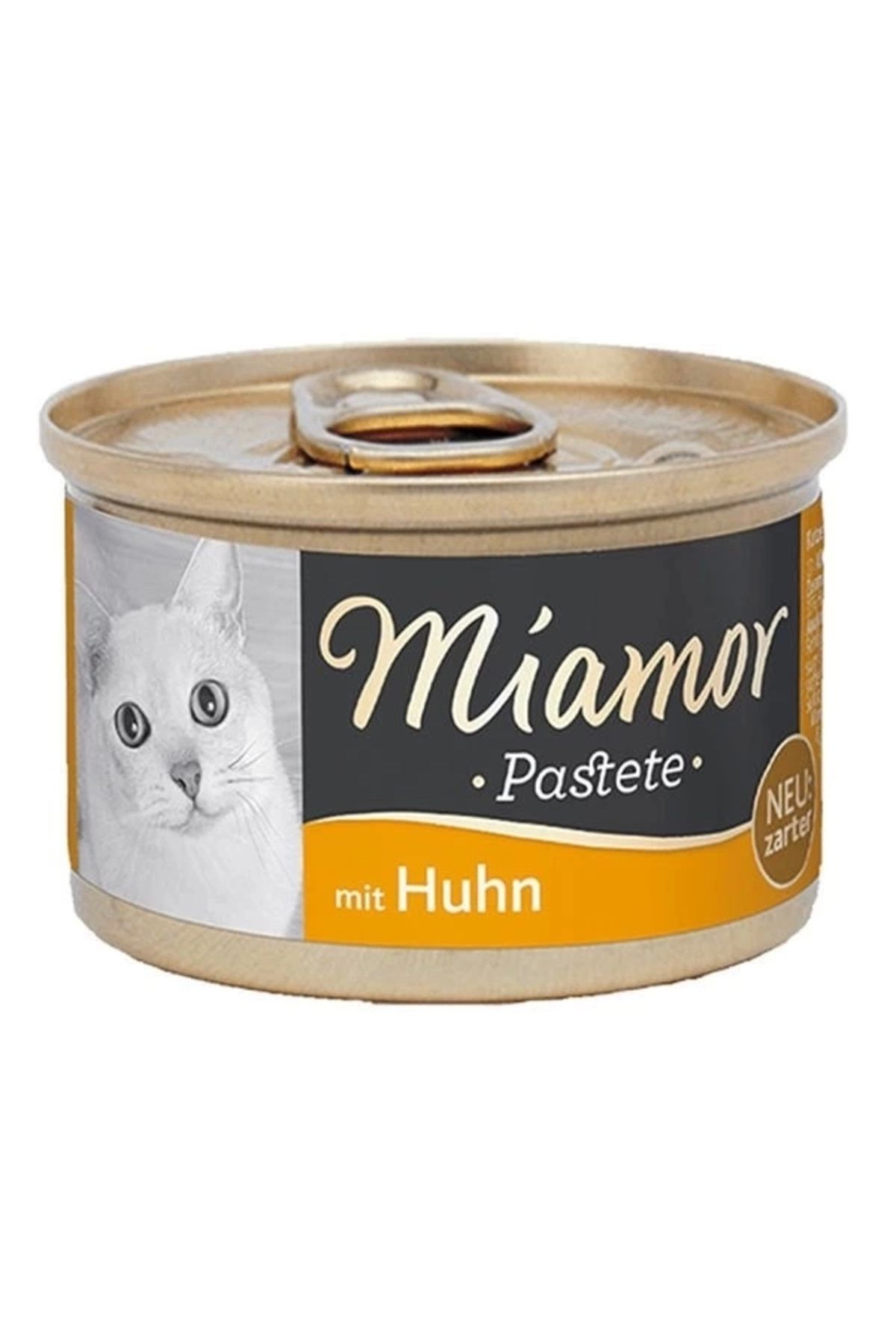 YNT İthalat Miamor Pastete Tavuklu Tahılsız Konserve Kedi Maması 85 Gr