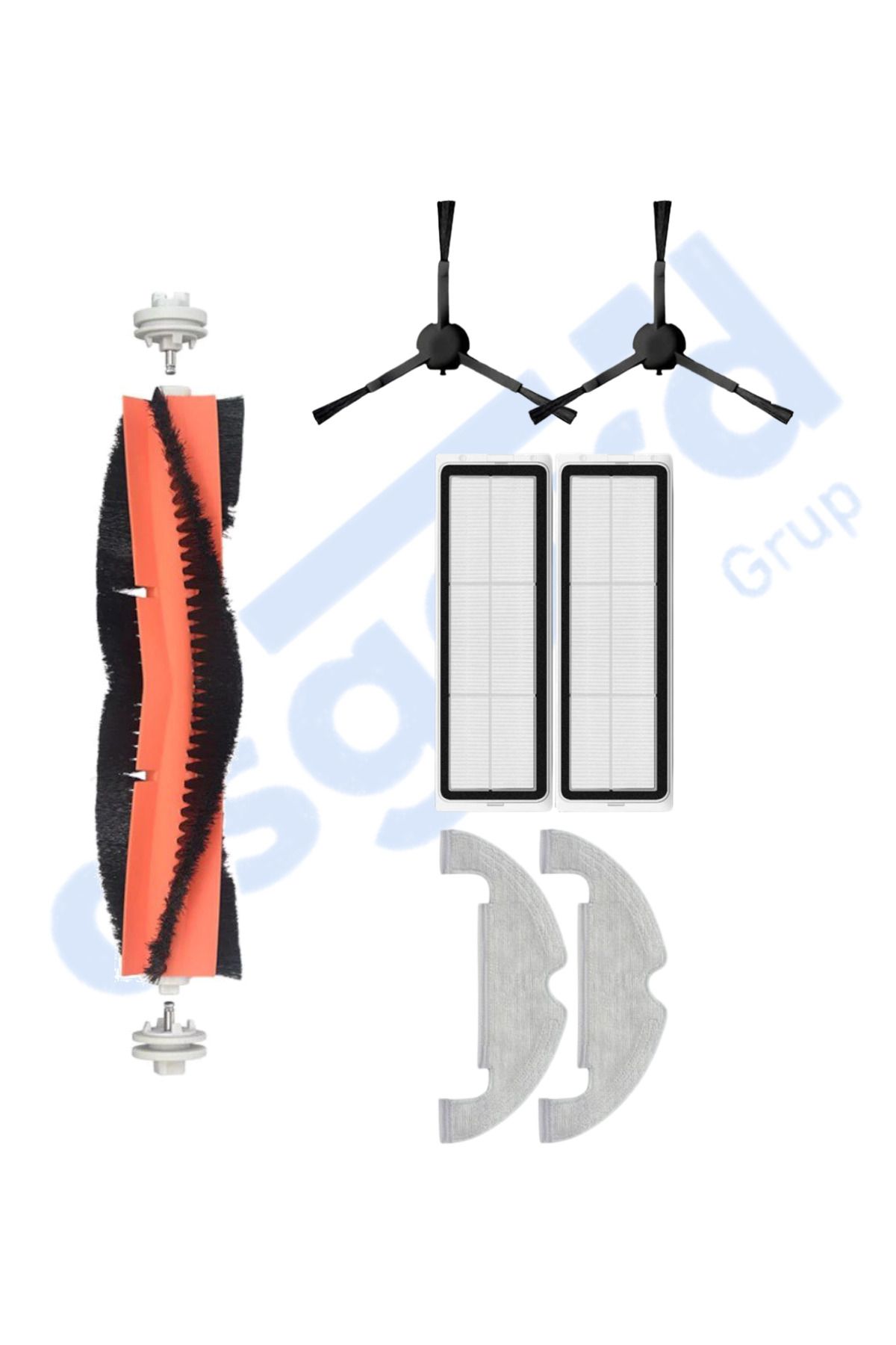 Asgard Grup DREAME D10 PLUS – D10S PLUS – D10 PLUS GEN 2 UYUMLU 1 Ana Fırça 2 Yan Fırça 2 Filtre 2 Mop