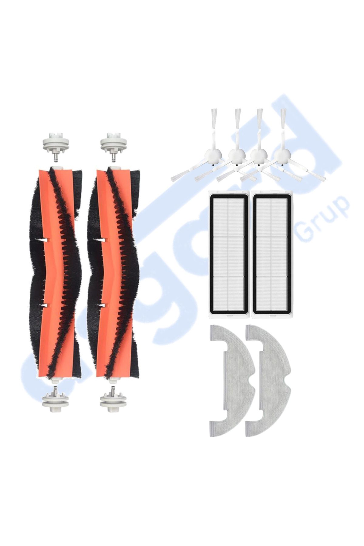 Asgard Grup DREAME D10 PLUS – D10S PLUS – D10 PLUS GEN 2 UYUMLU 2 Ana Fırça 4 Yan Fırça 2 Filtre 2 Mop