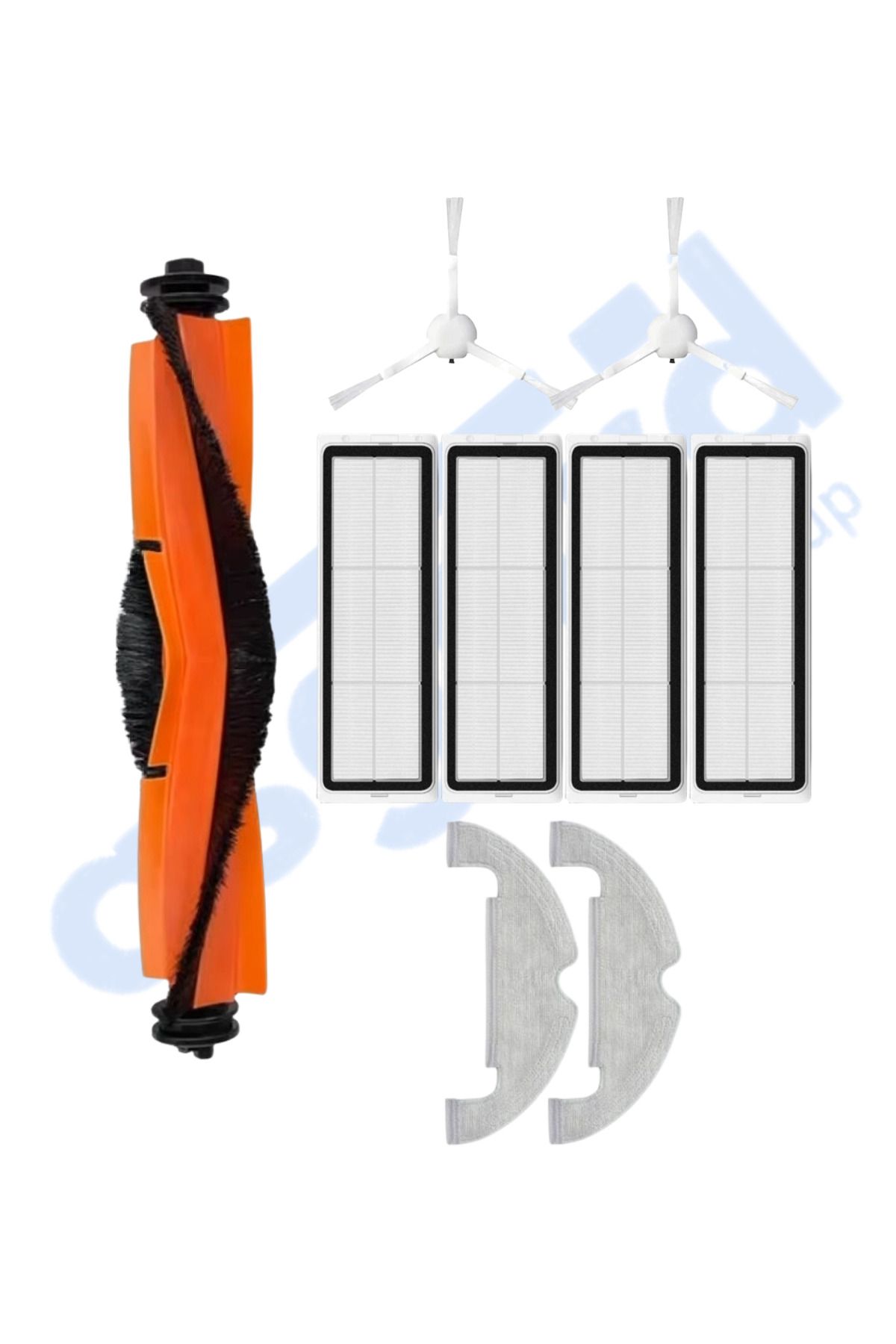 Asgard Grup XİAOMİ MOP 2 ULTRA – X10 Uyumlu 1 Ana Fırça 2 Yan Fırça 4 Filtre 2 Mop