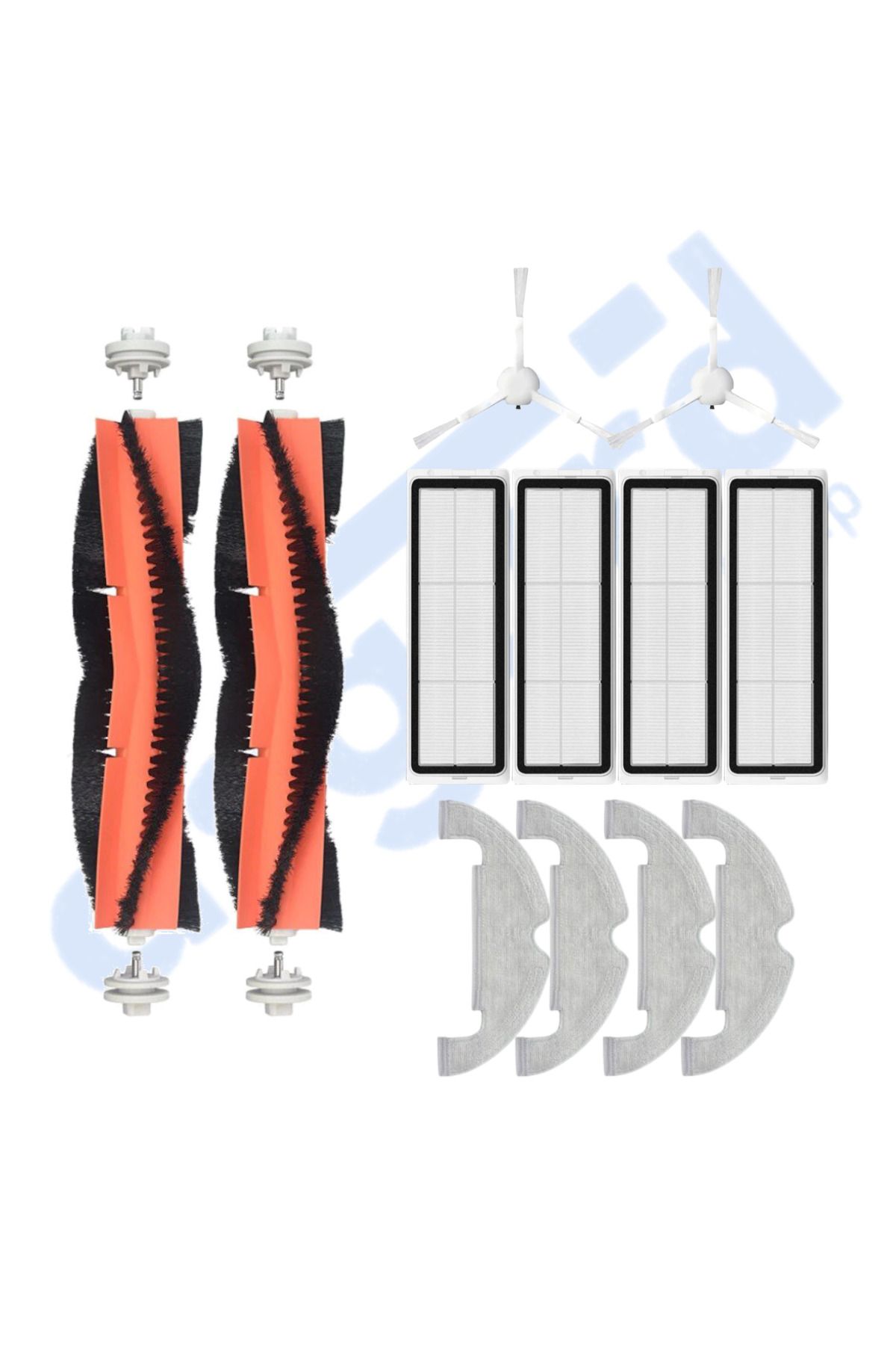 Asgard Grup DREAME D10 PLUS – D10S PLUS – D10 PLUS GEN 2 UYUMLU 2 Ana Fırça 2 Yan Fırça 4 Filtre 4 Mop