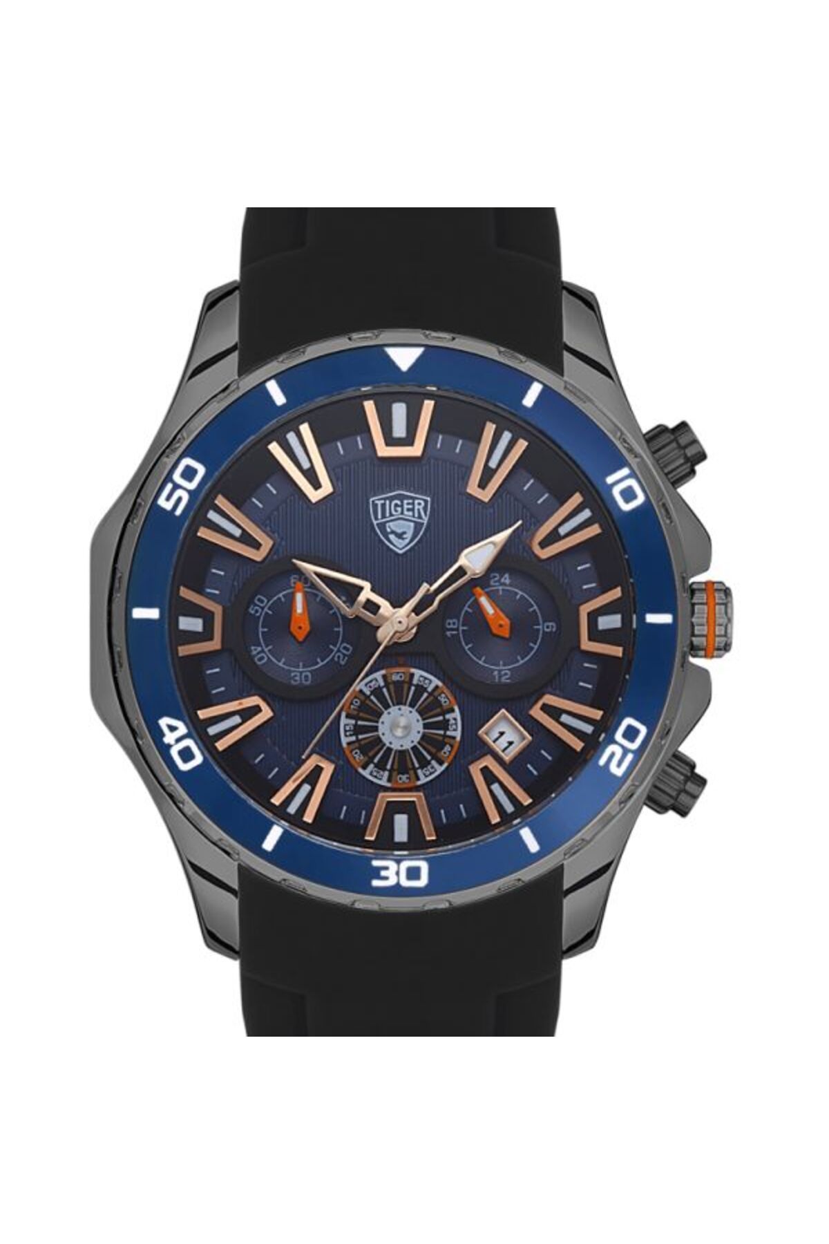 Tiger TİGER ERKEK KOL SAATİ TI-605C 44MM-48MM metal-rose
